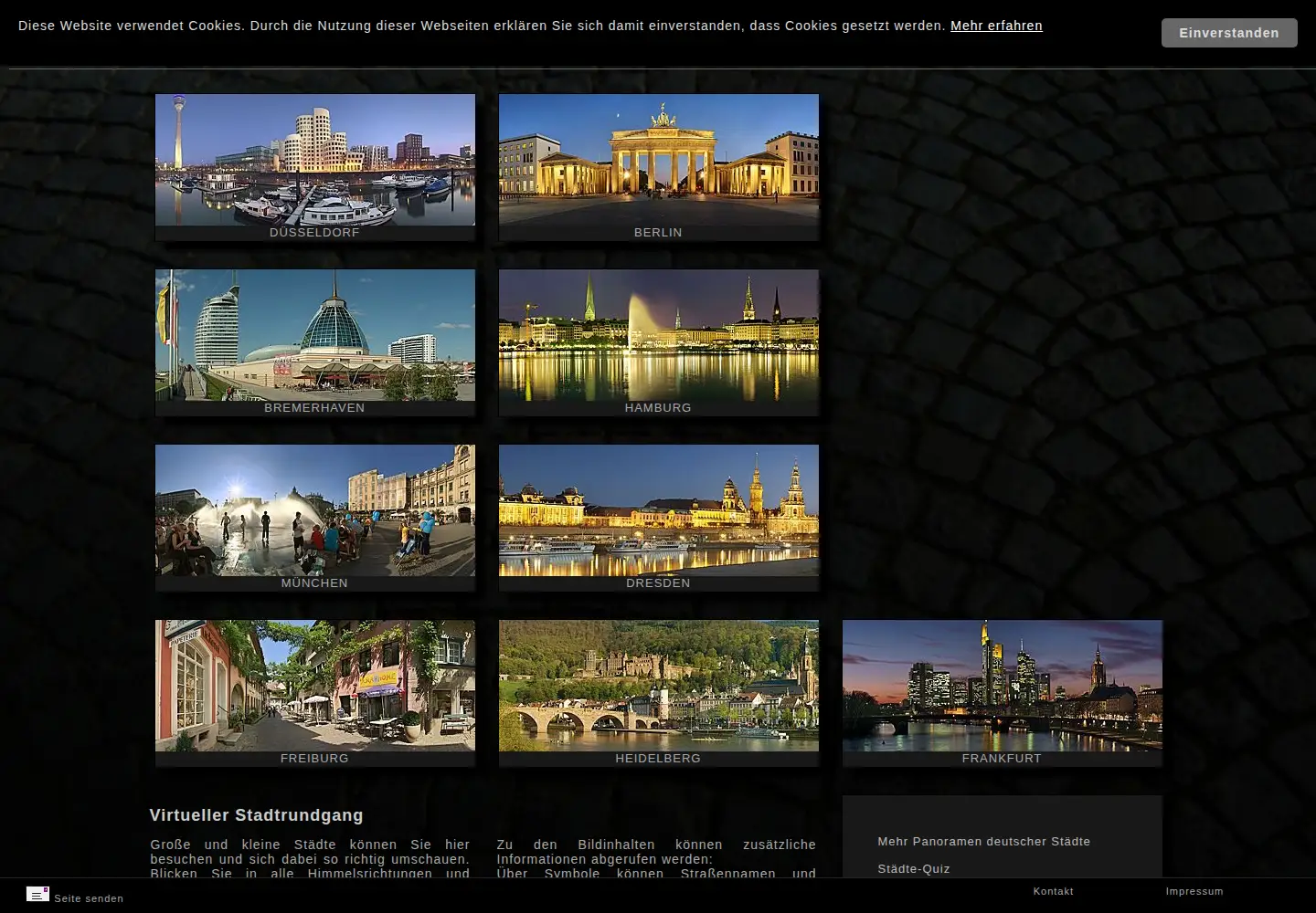 Screenshot of stadtpanoramen.de