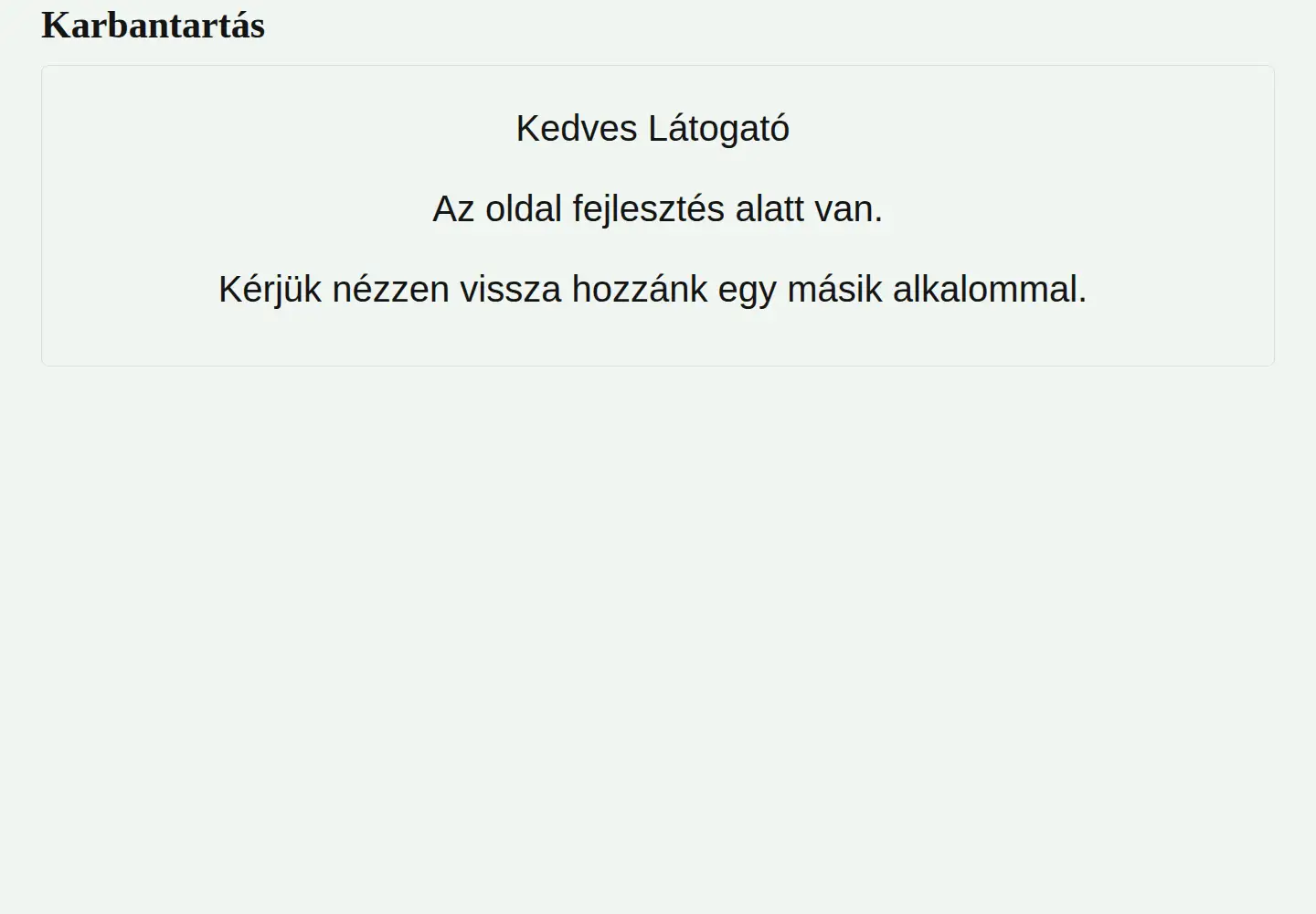Screenshot of szepzold.hu