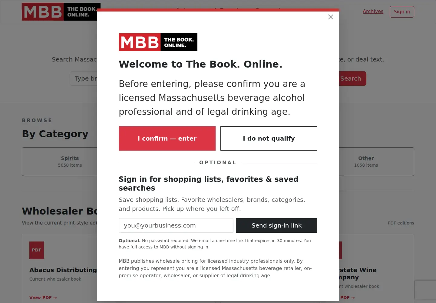 Screenshot of beveragebusiness.com