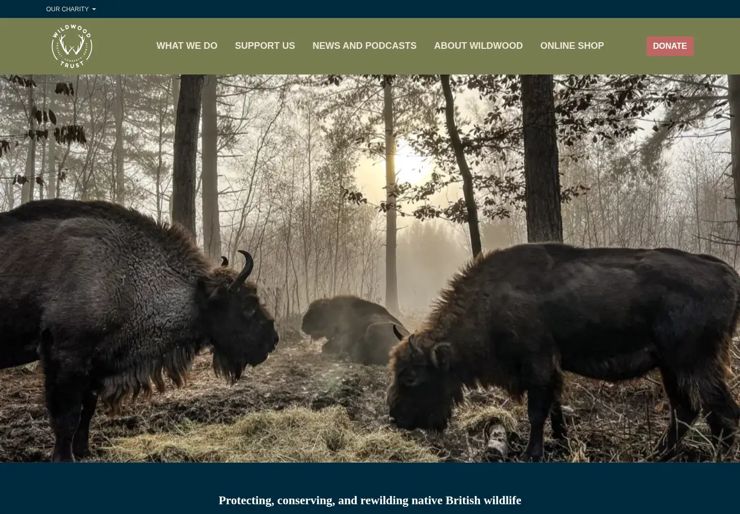 Screenshot of wildwoodtrust.org