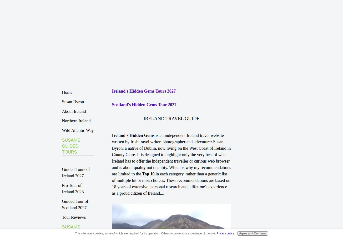 Screenshot of irelands-hidden-gems.com