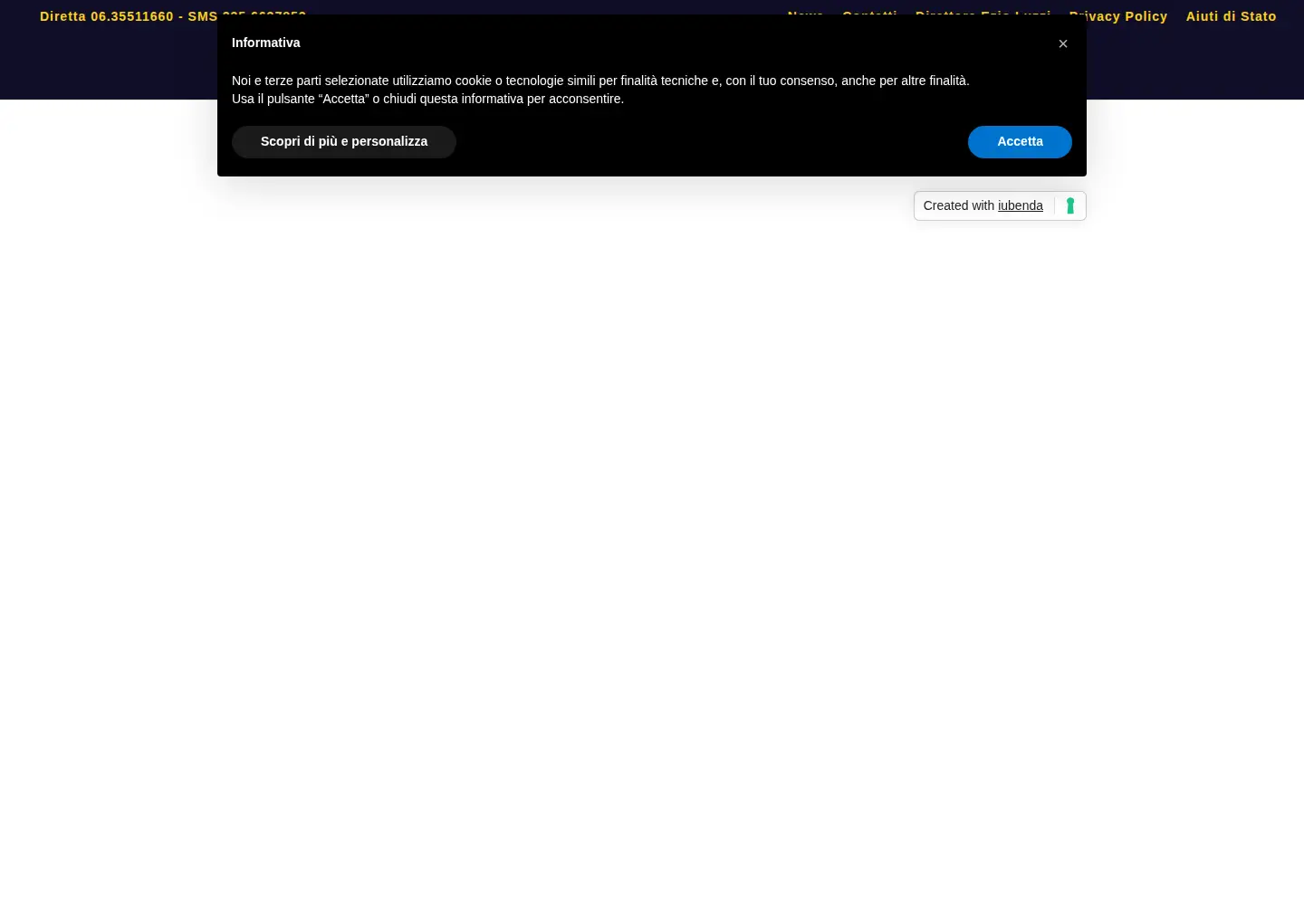 Screenshot of elleradio.it
