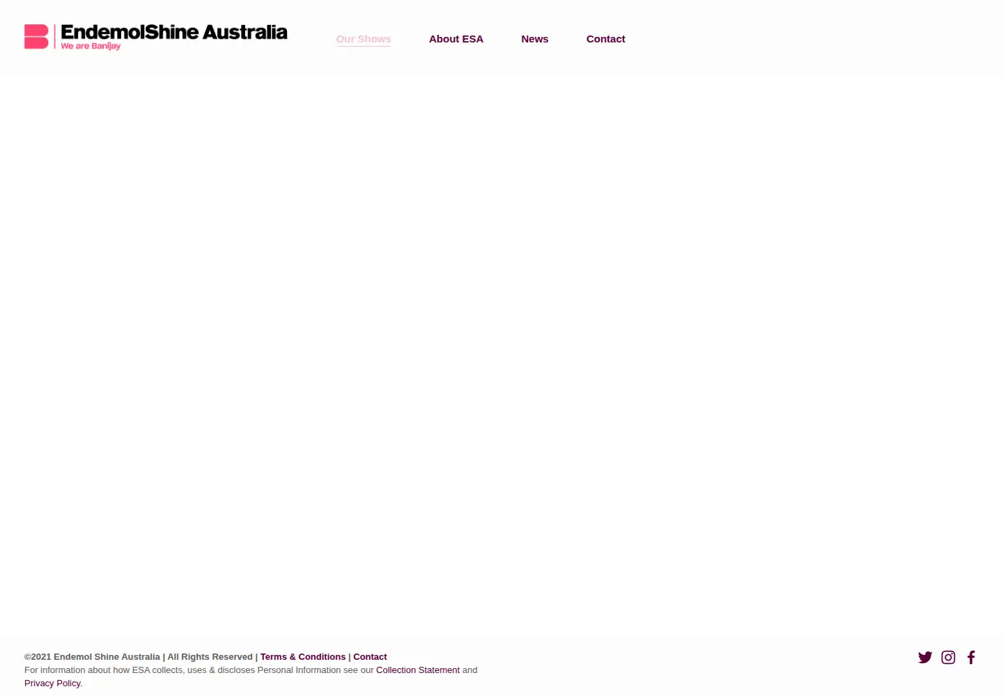 Captured homepage of masterchef.com.au in the current scan
