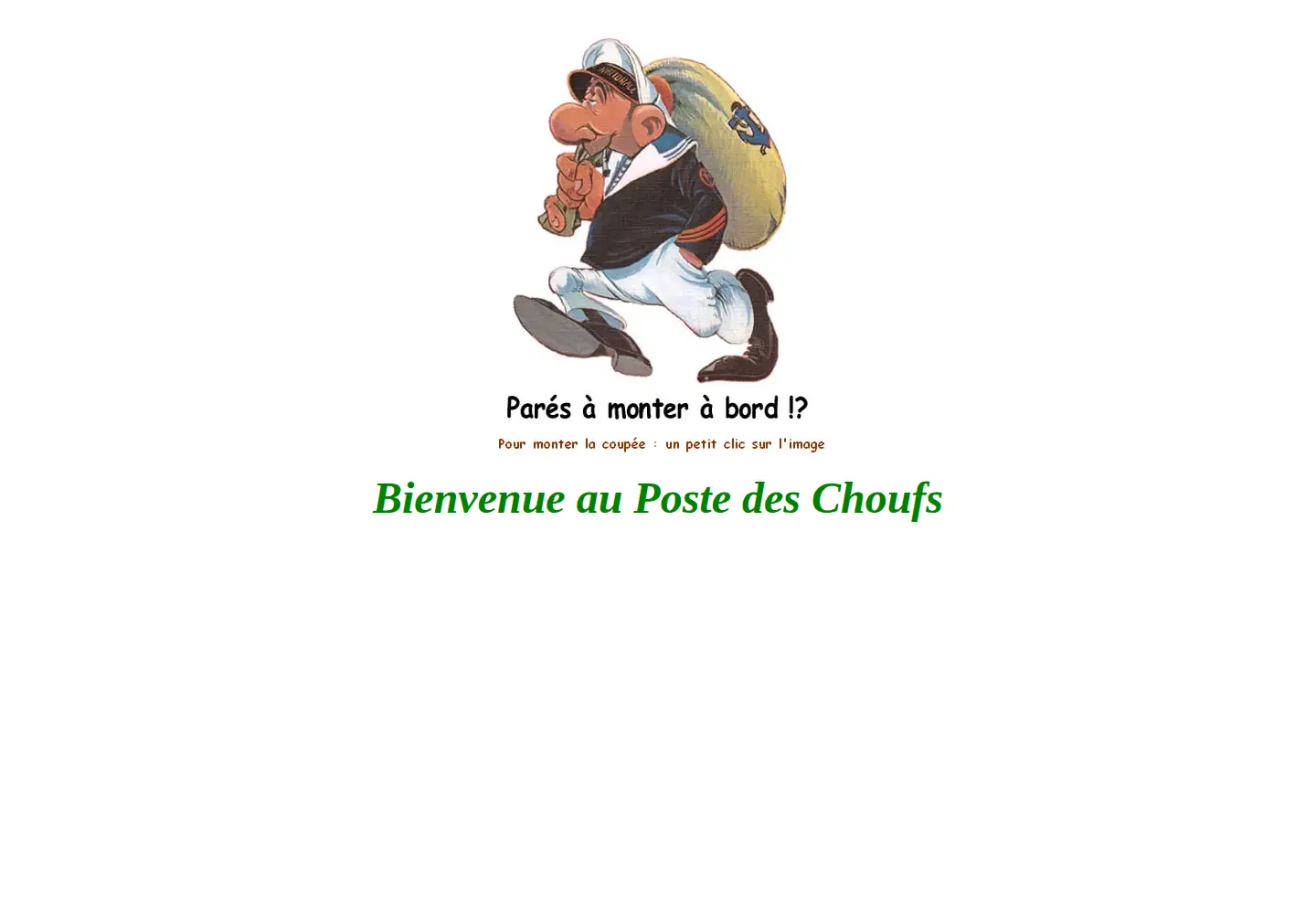 Captured homepage of postedeschoufs.com in the current scan
