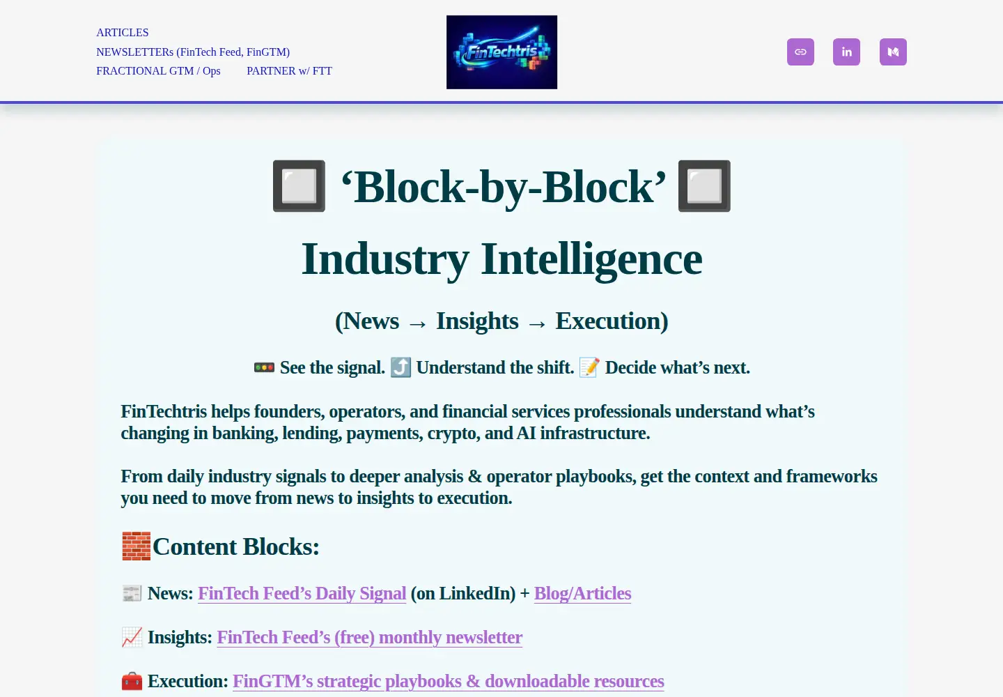 Screenshot of fintechtris.com