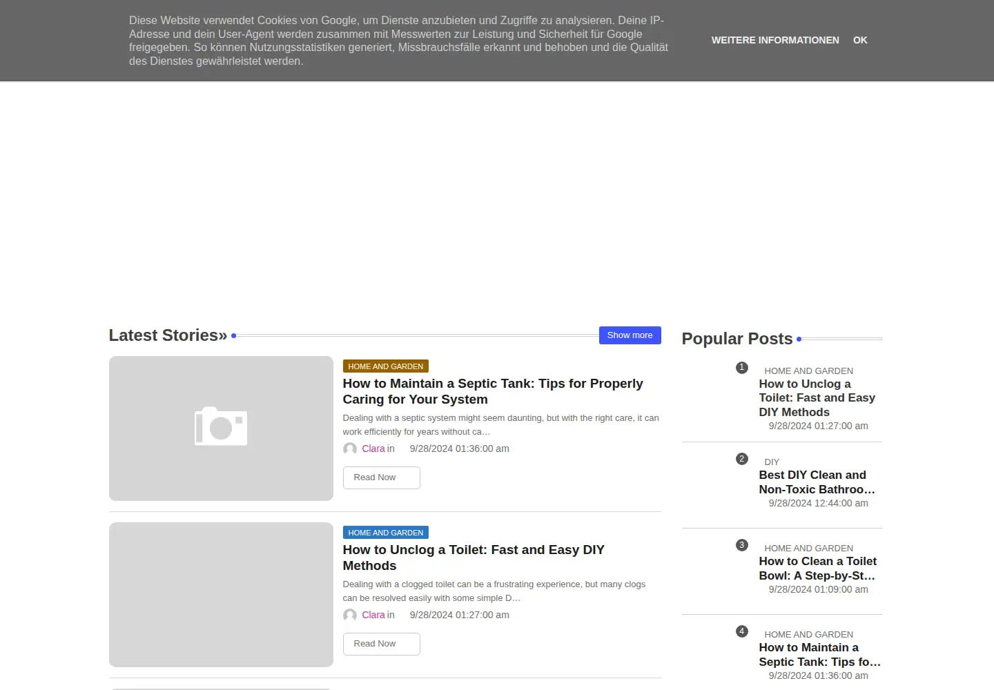 Captured homepage of pocketnewsalert.com in the current scan