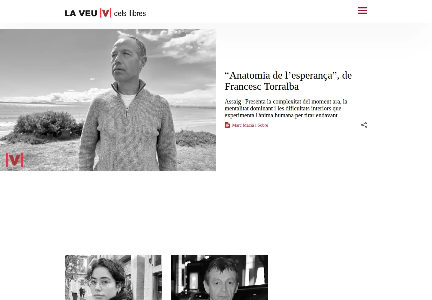 Screenshot of laveudelsllibres.cat