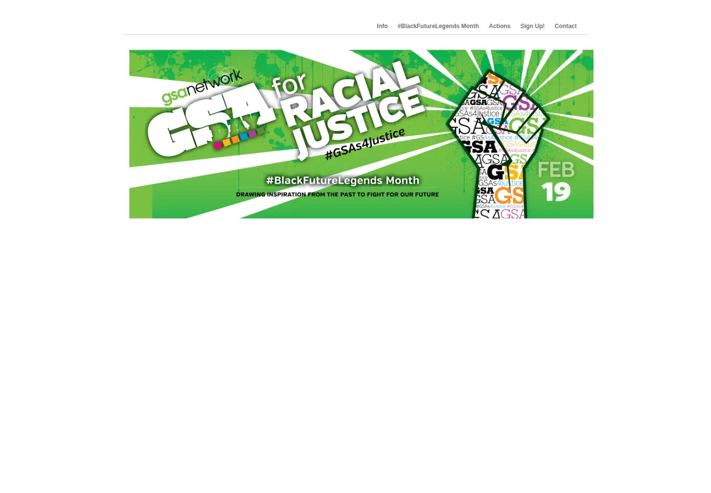 Screenshot of gsaday.org