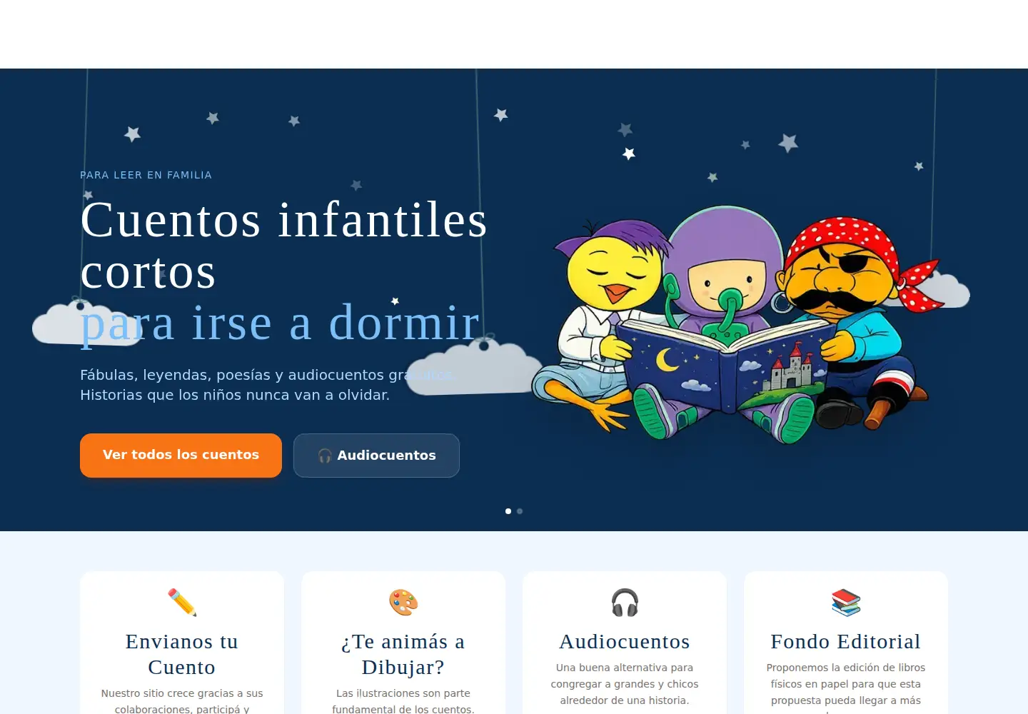 Captured homepage of antesdedormir.com.ar in the current scan