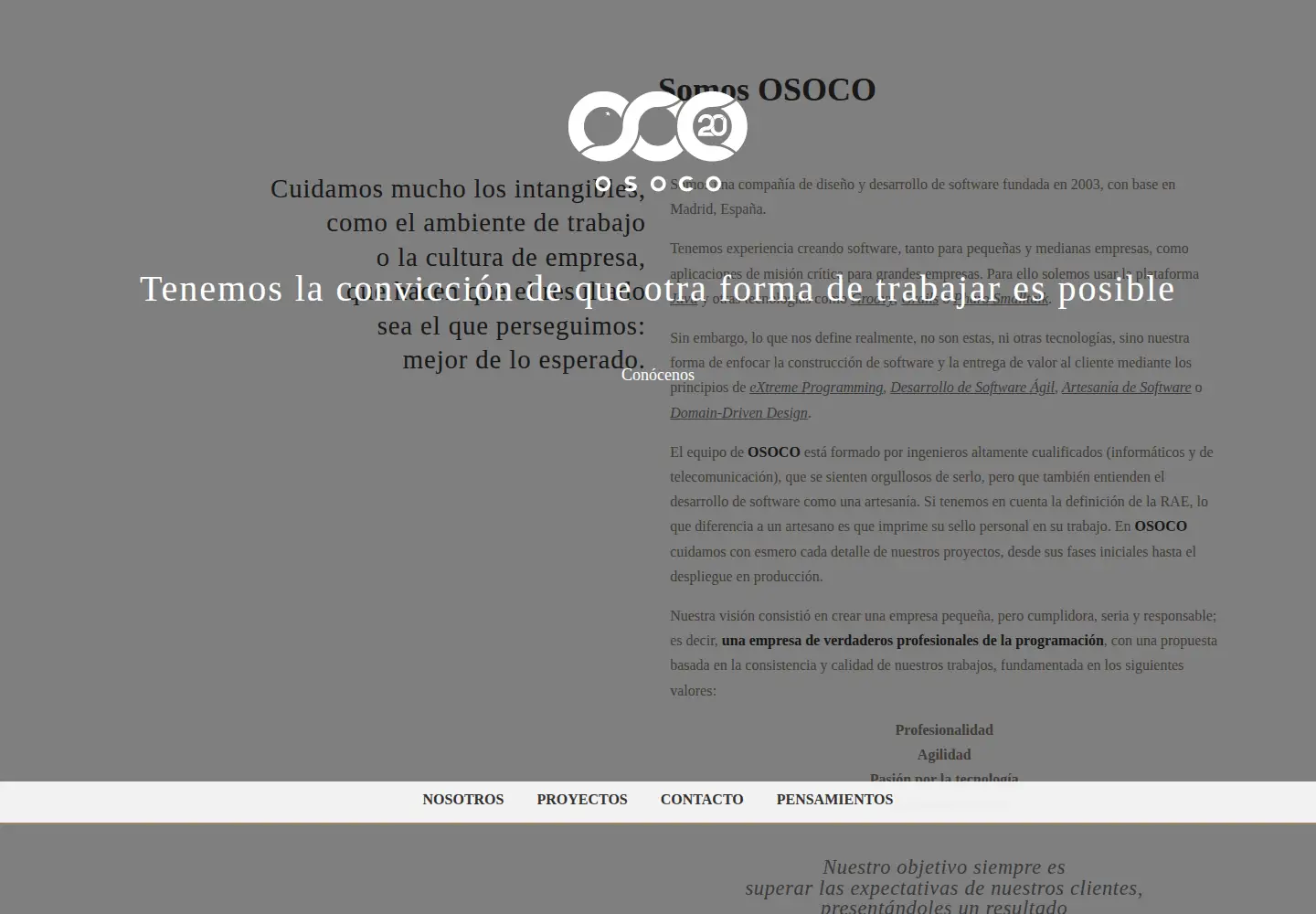 Screenshot of osoco.es