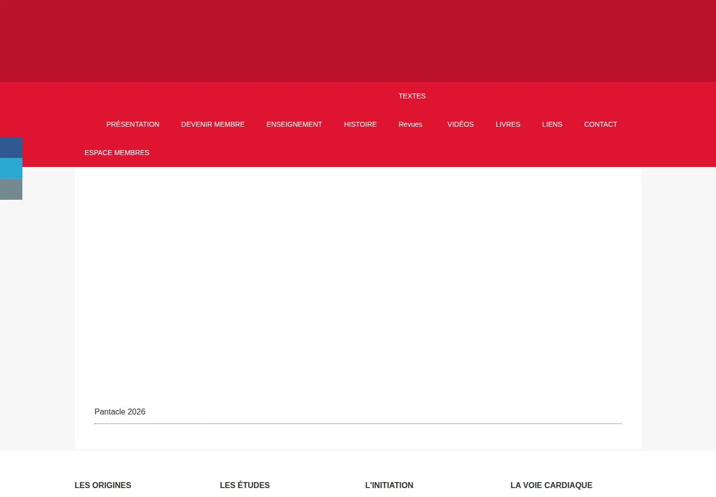 Screenshot of martiniste.org
