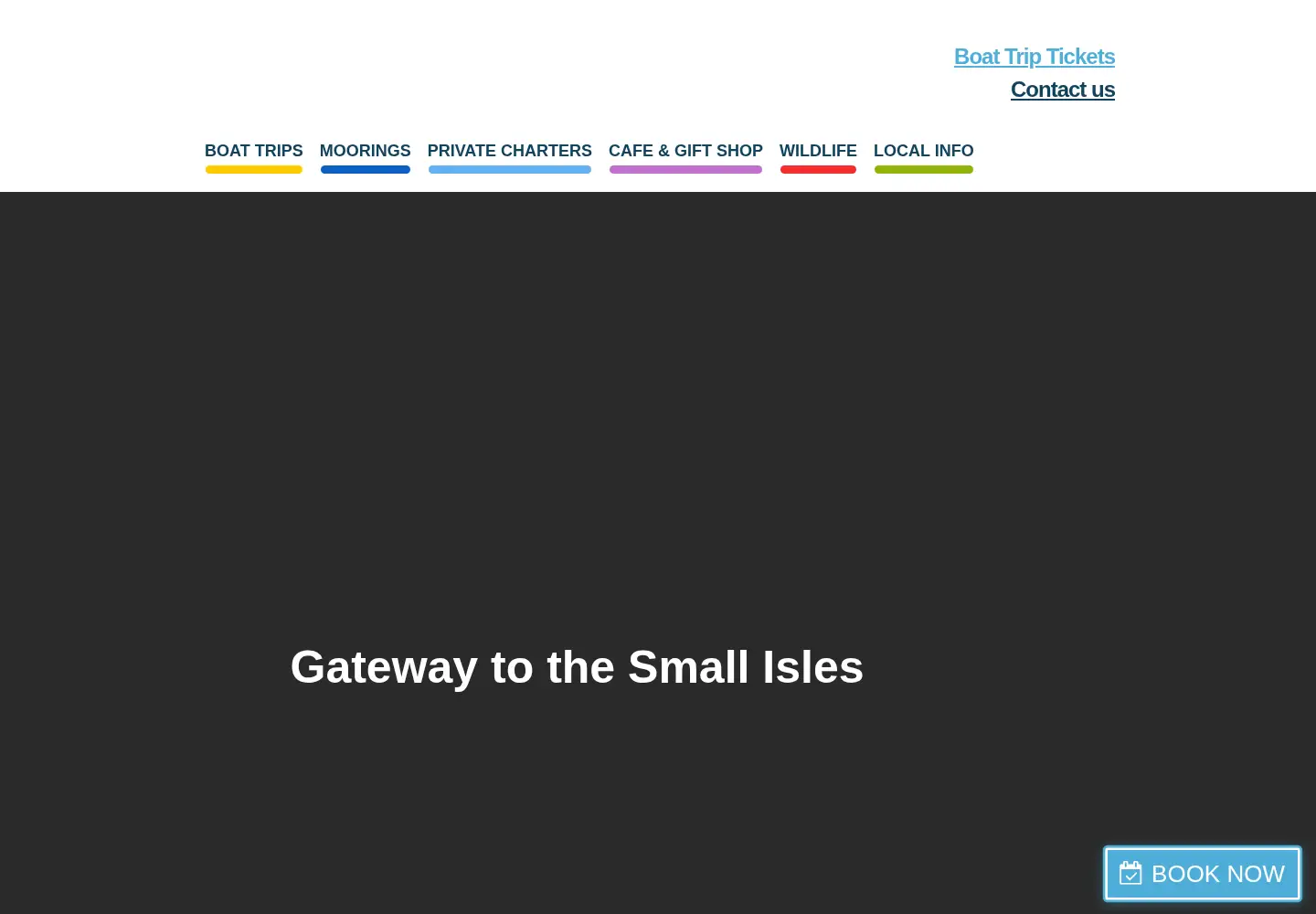 Captured homepage of arisaig.co.uk in the current scan