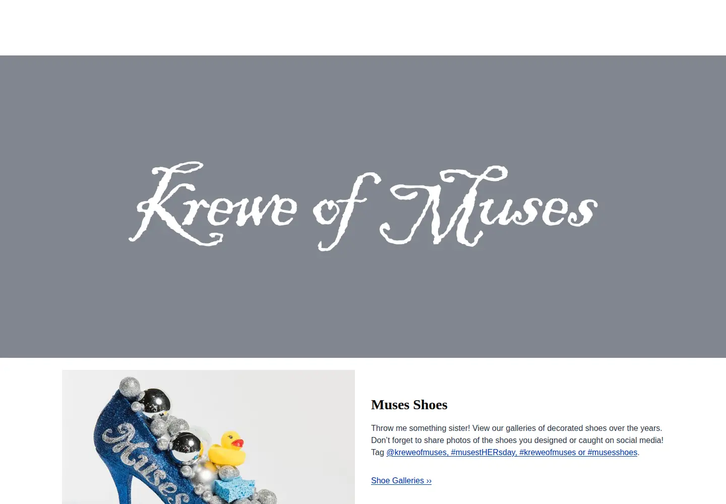 Screenshot of kreweofmuses.org