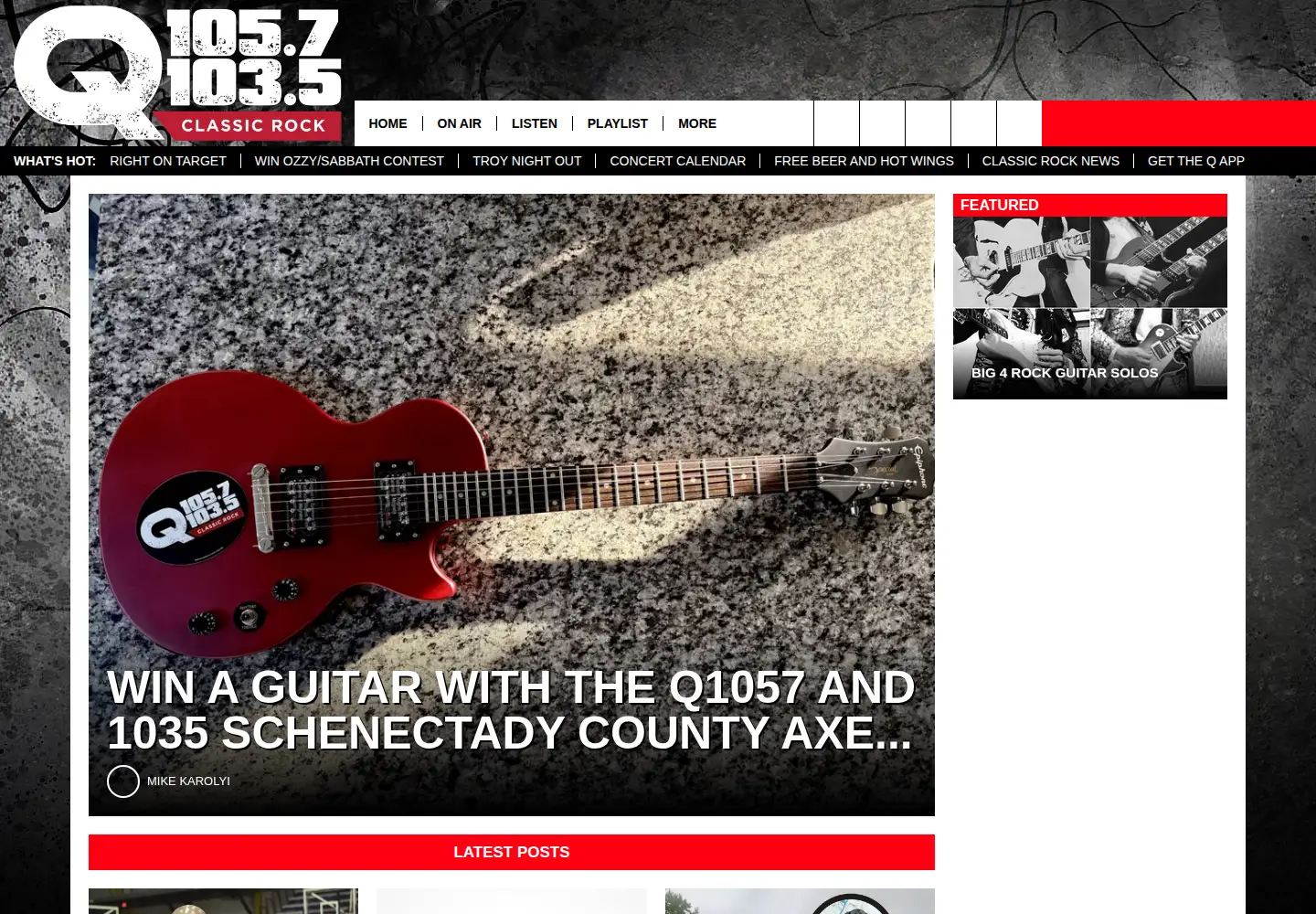 Screenshot of q103albany.com