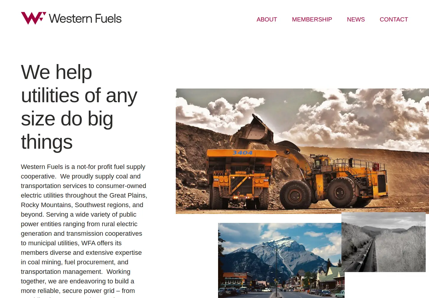 Screenshot of westernfuels.org