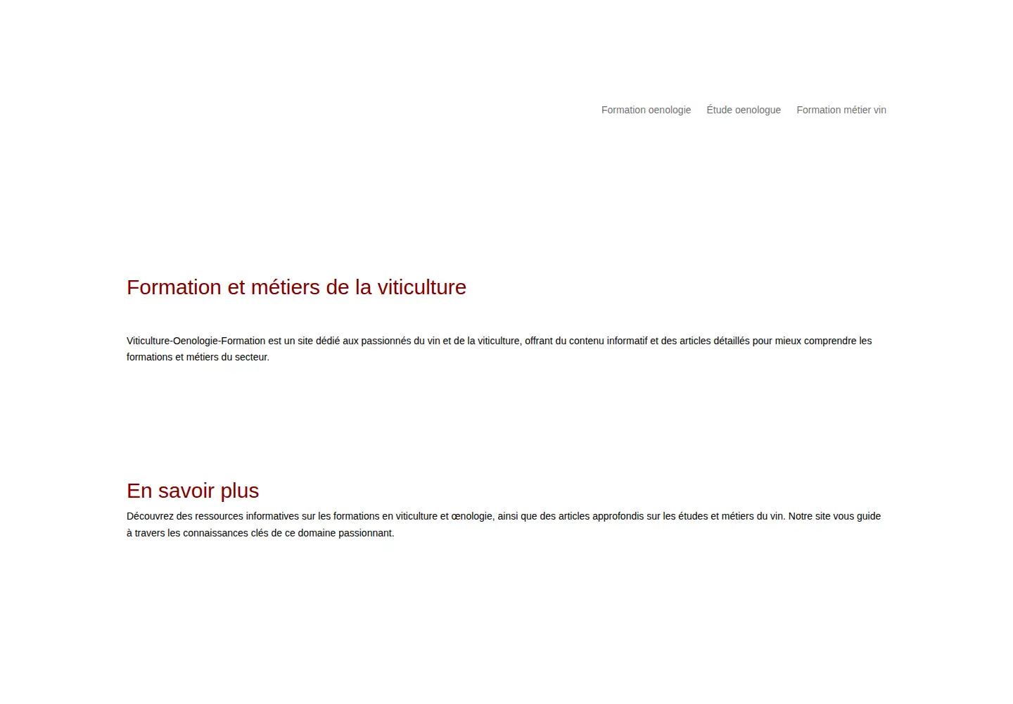 Screenshot of viticulture-oenologie-formation.fr
