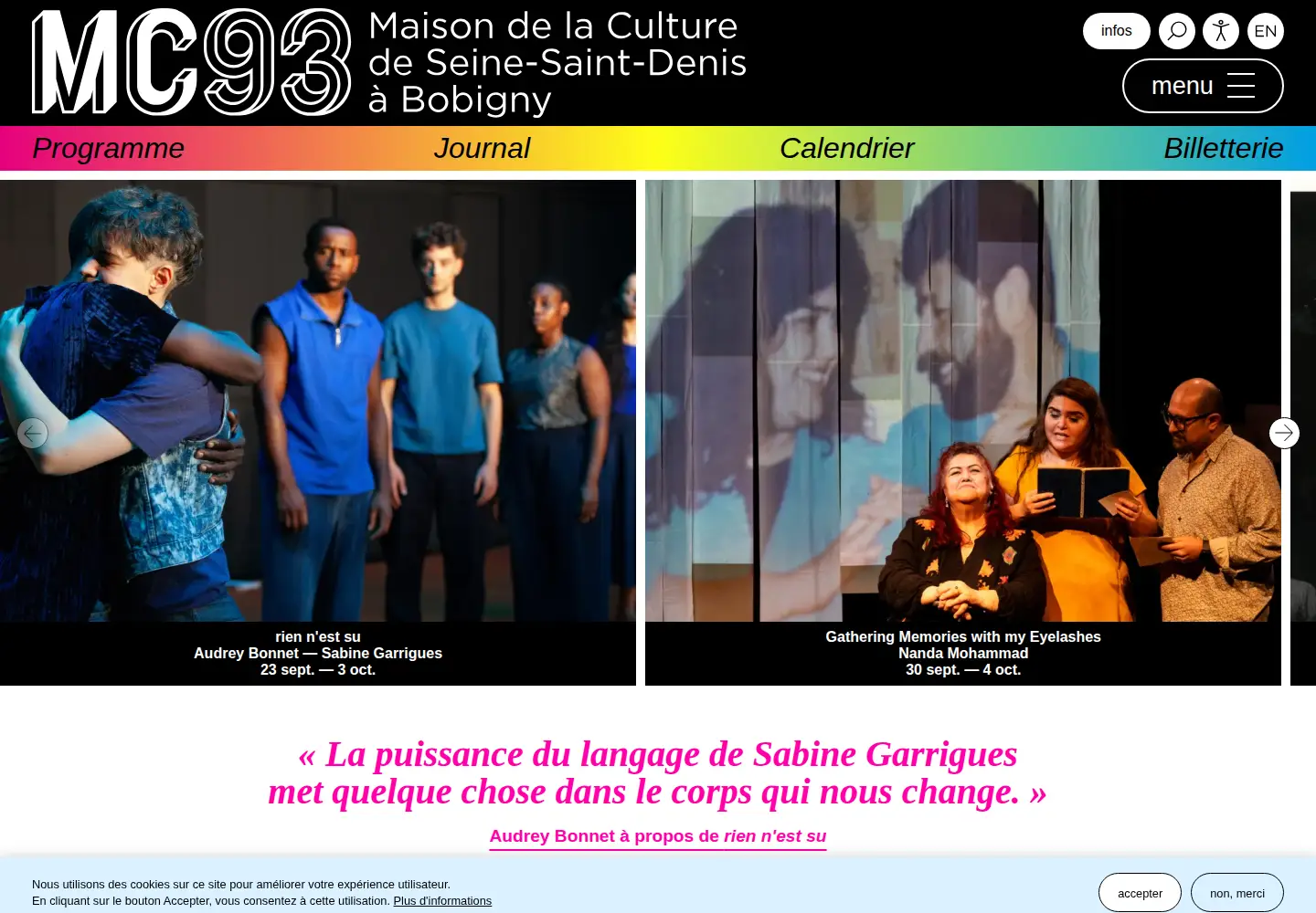 Screenshot of mc93.com