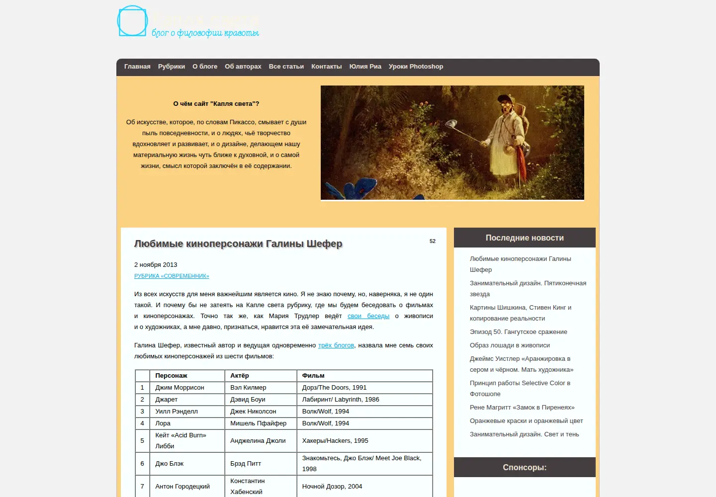 Screenshot of kaplyasveta.ru