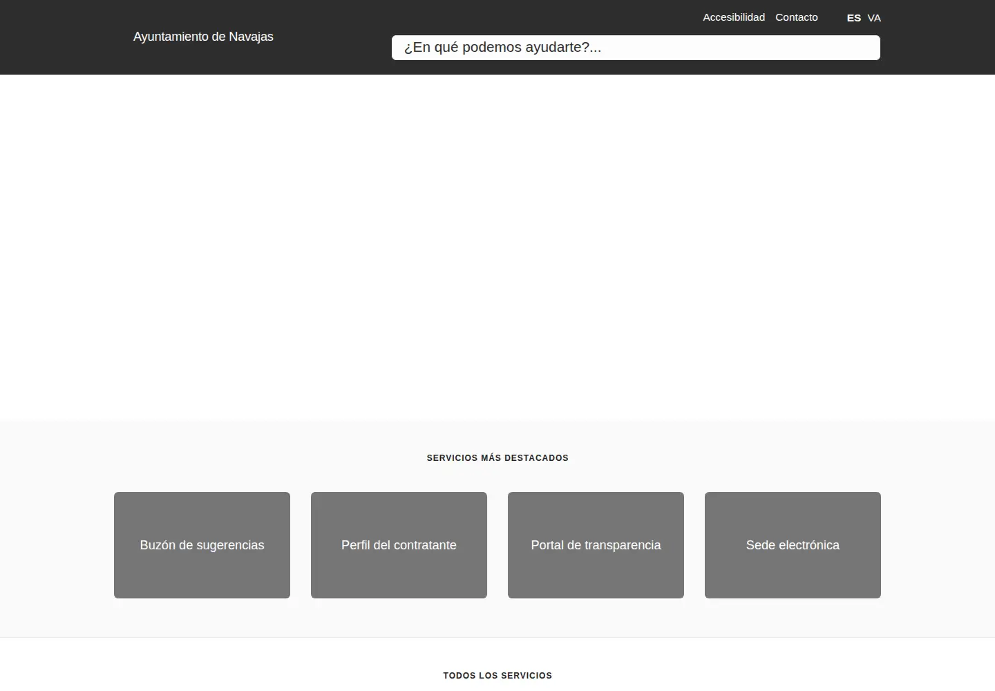 Screenshot of navajas.es