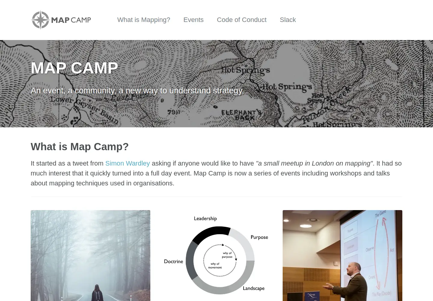 Screenshot of map-camp.com