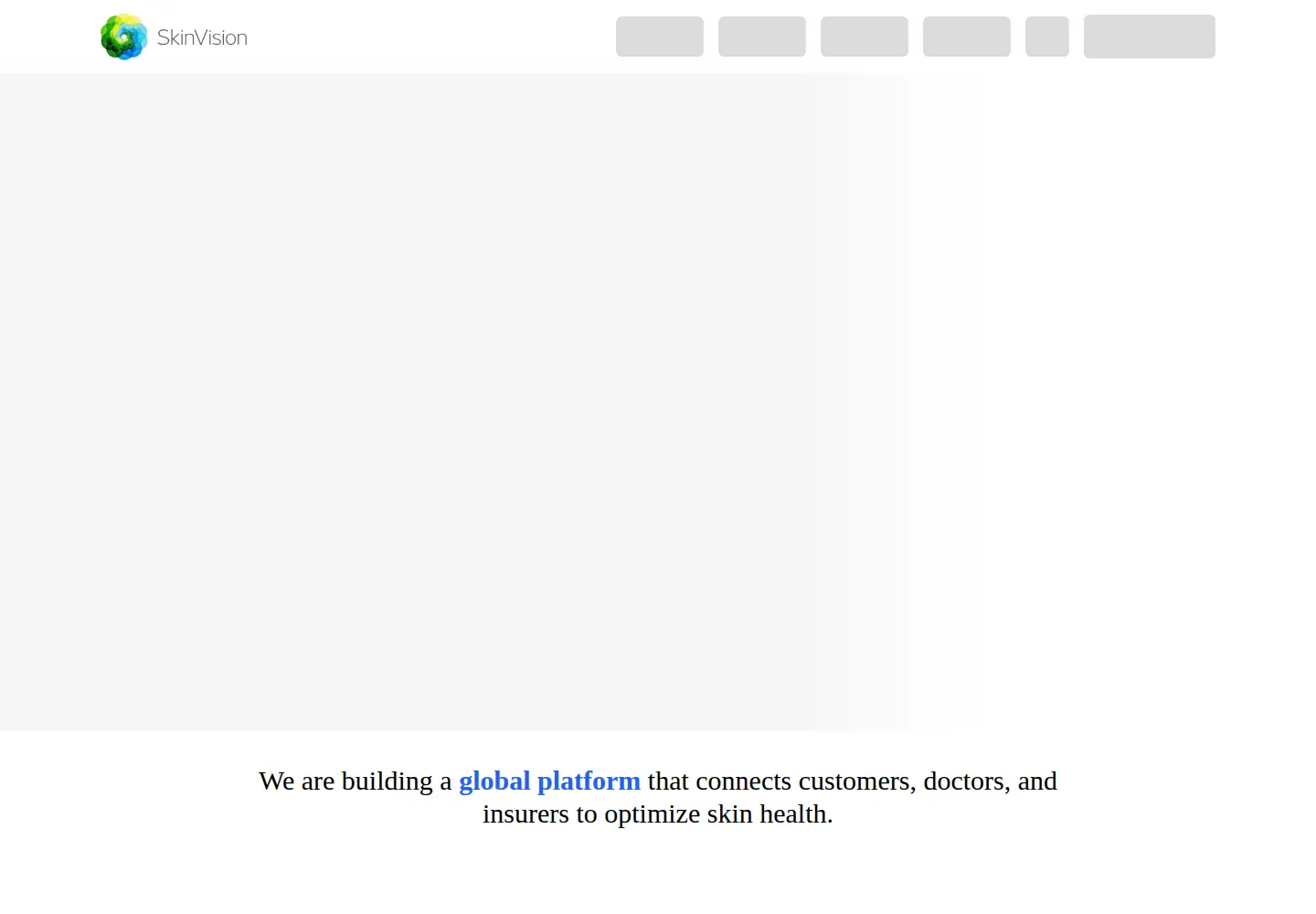 Screenshot of skinvision.com