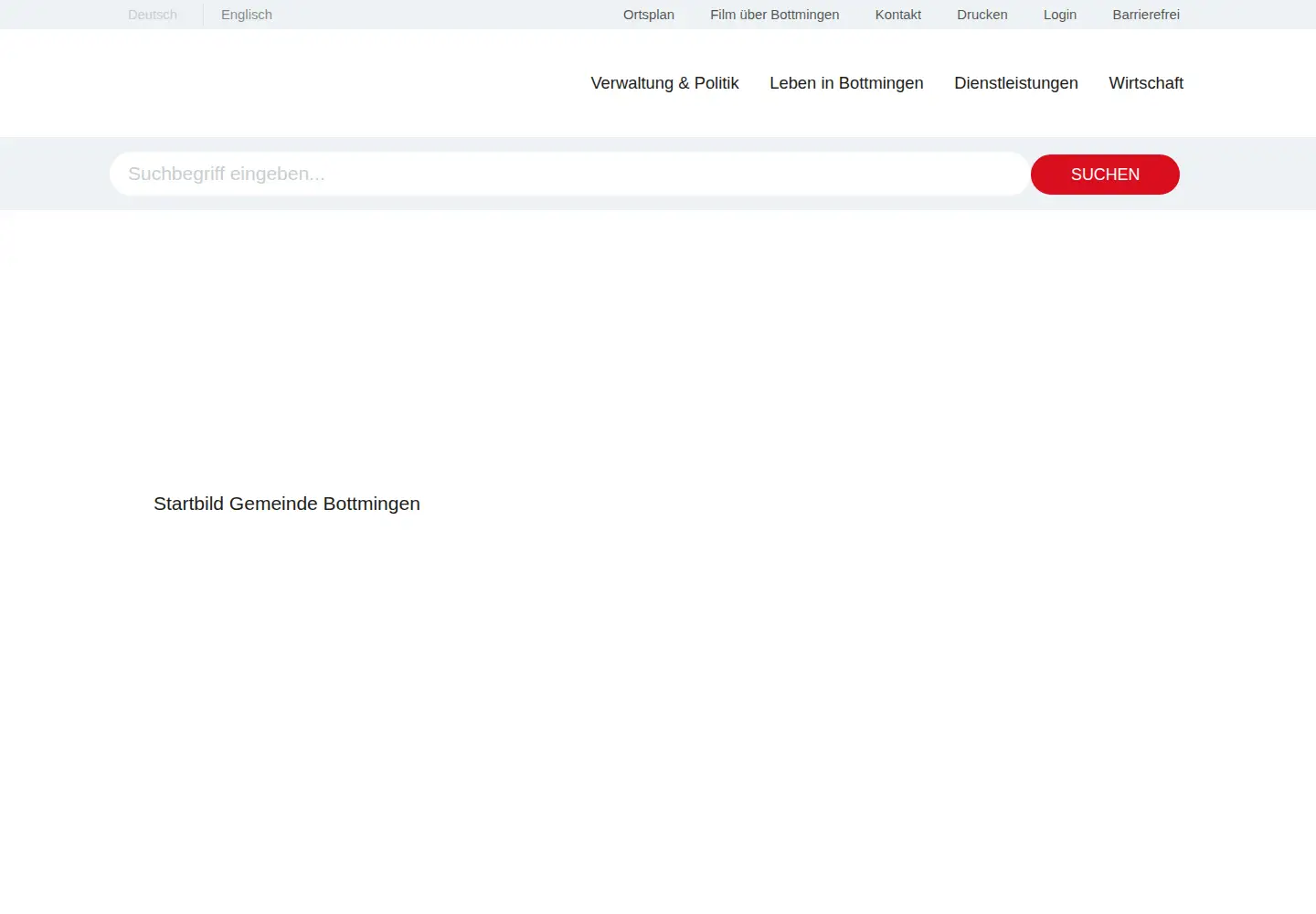 Screenshot of bottmingen.ch