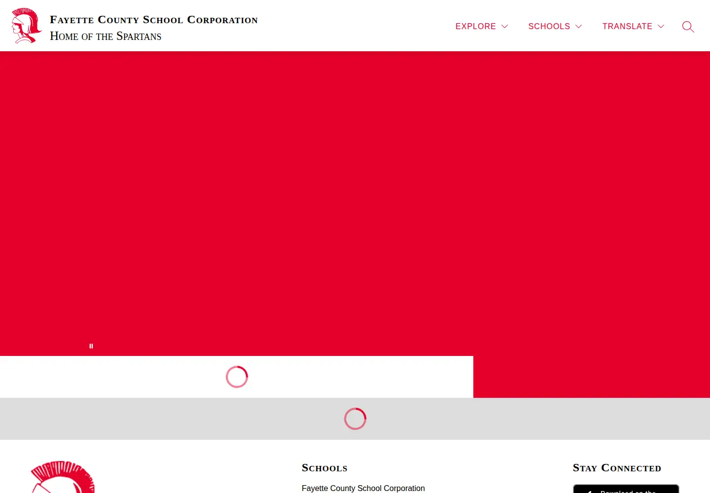 Screenshot of fayette.k12.in.us