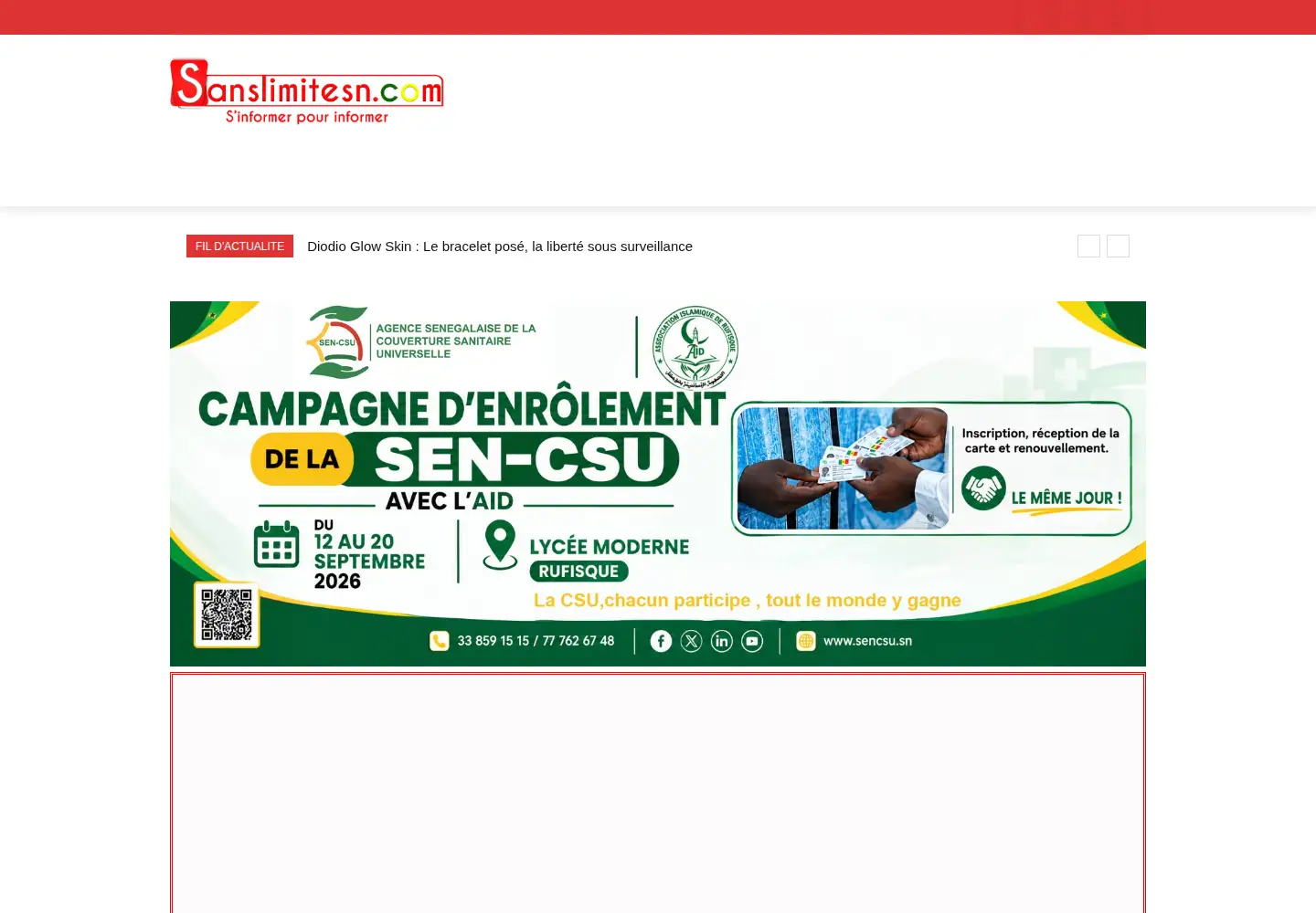 Screenshot of sanslimitesn.com