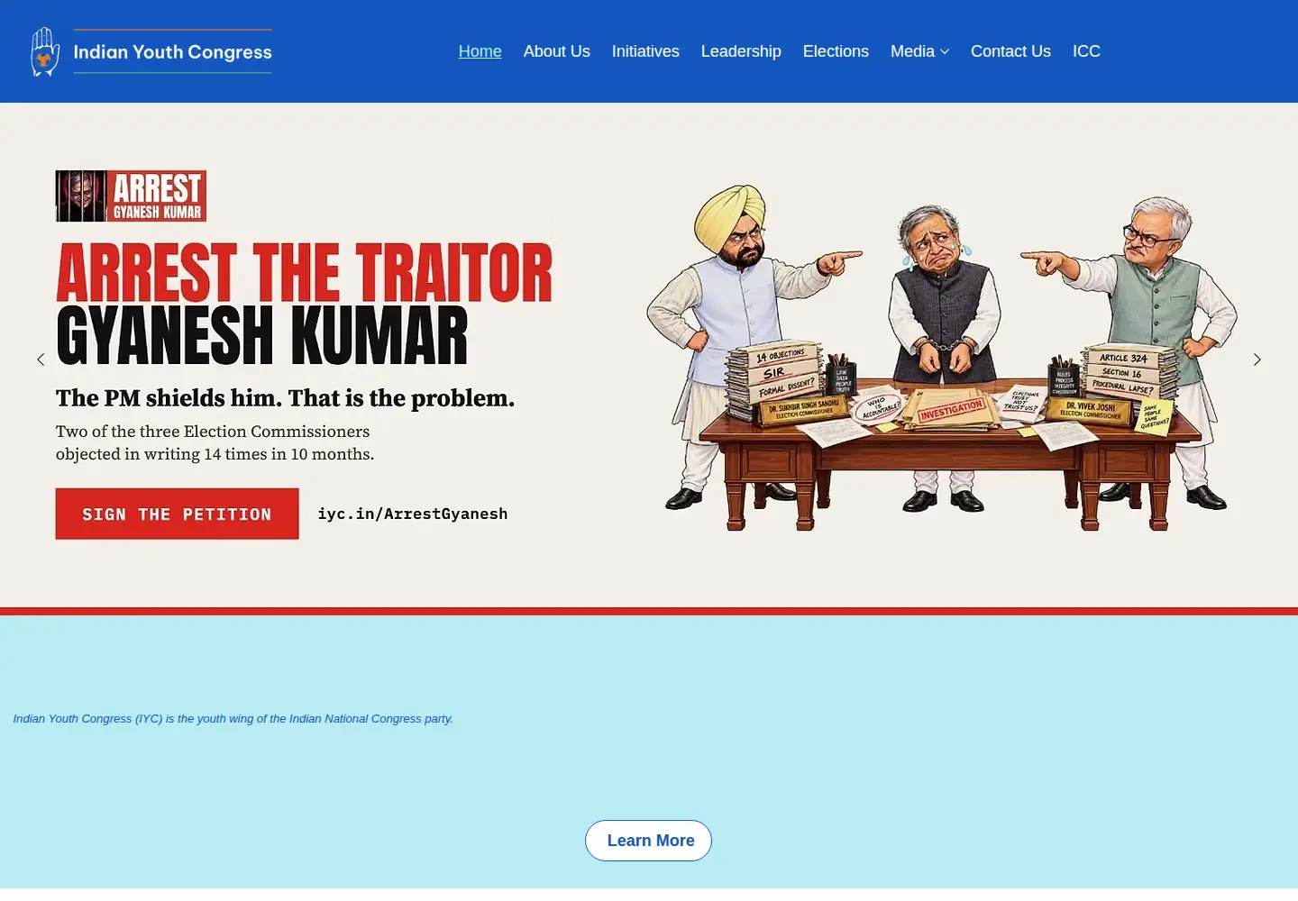 Screenshot of iyc.in