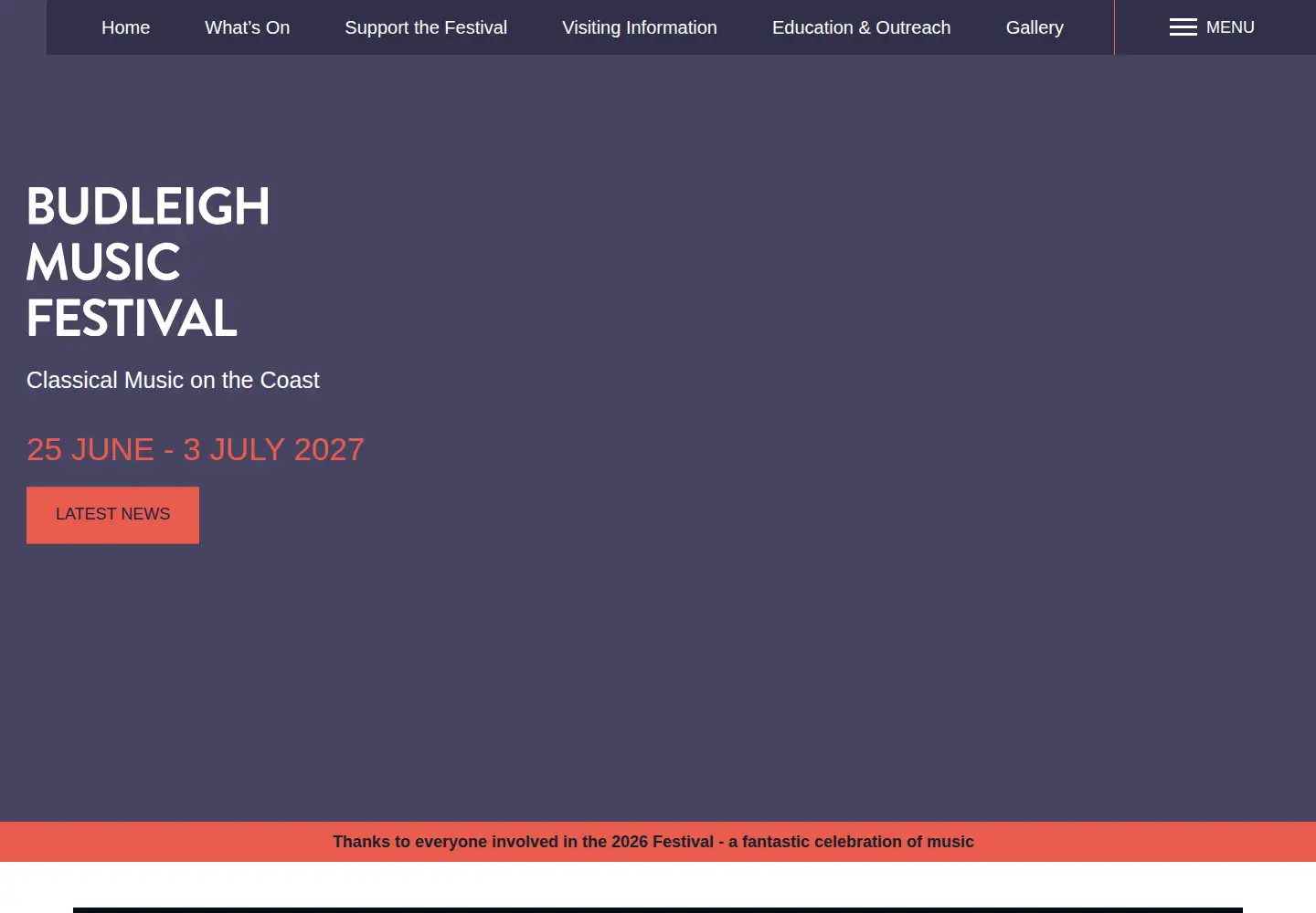 Screenshot of budleighmusicfestival.co.uk