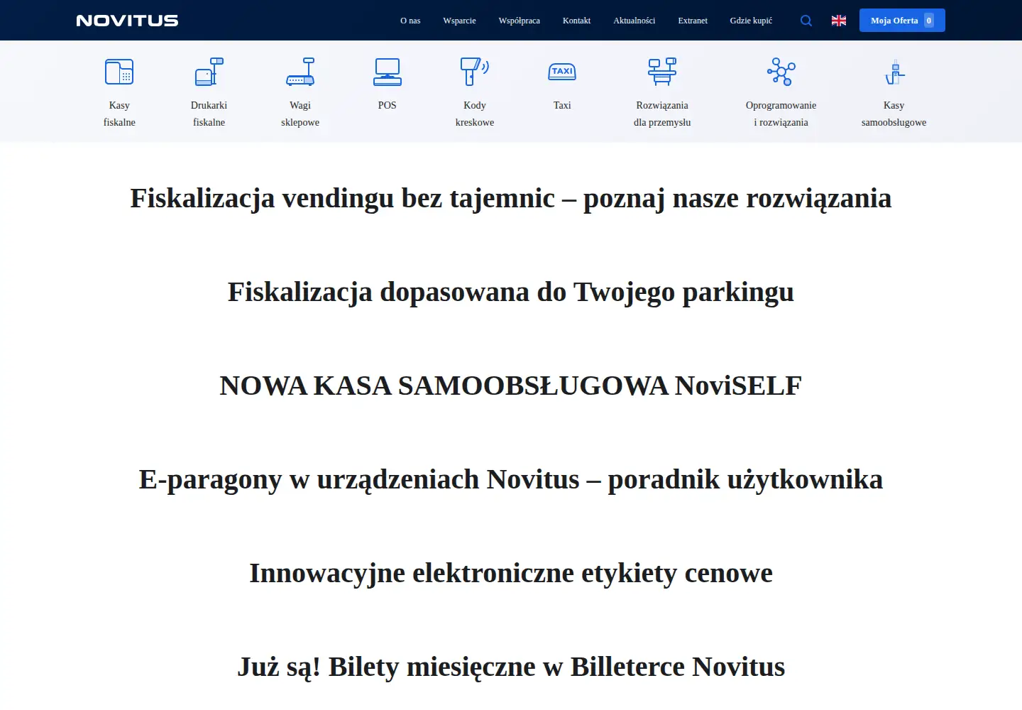 Screenshot of novitus.pl