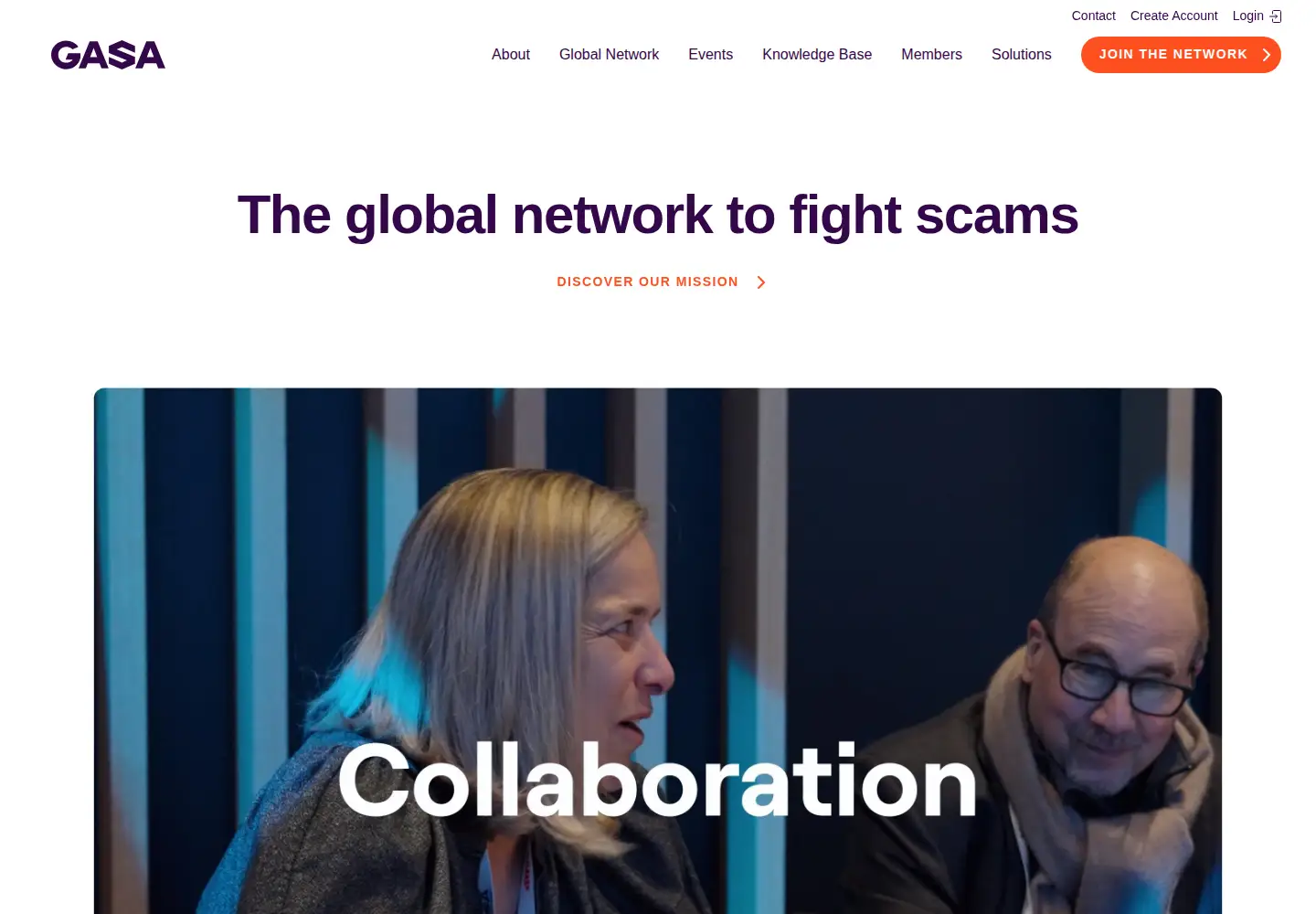 Screenshot of gasa.org
