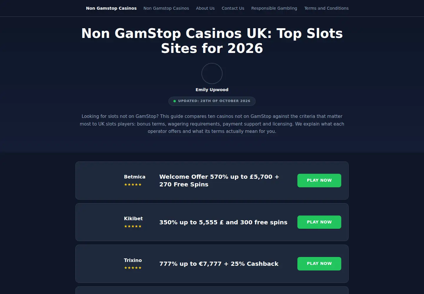Screenshot of ukmm.org.uk