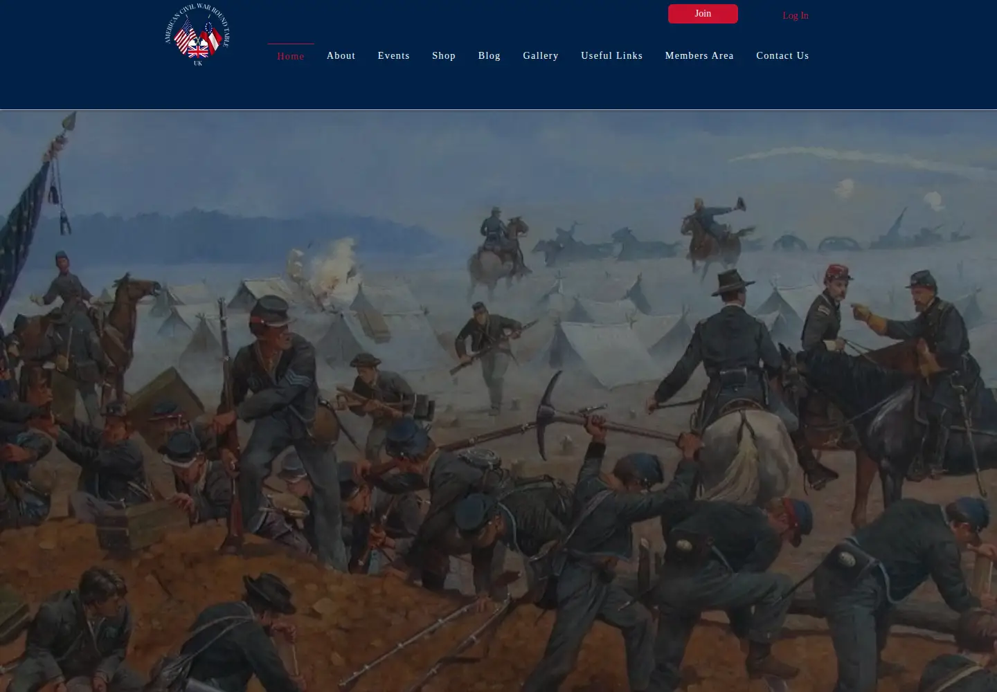 Captured homepage of acwrt.org.uk in the current scan