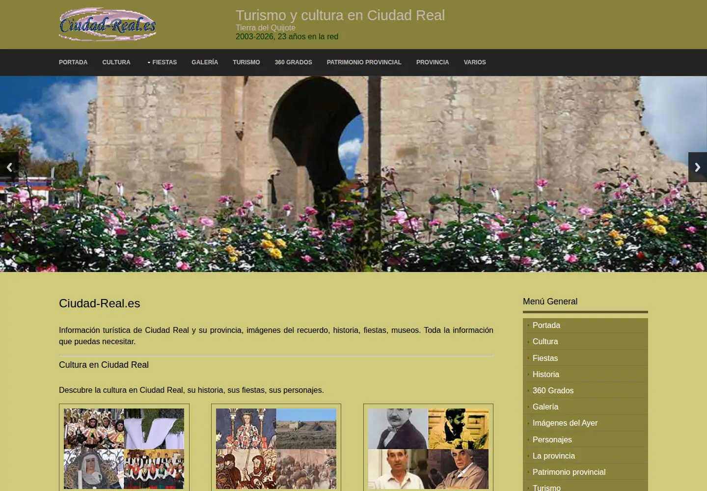Screenshot of ciudad-real.es