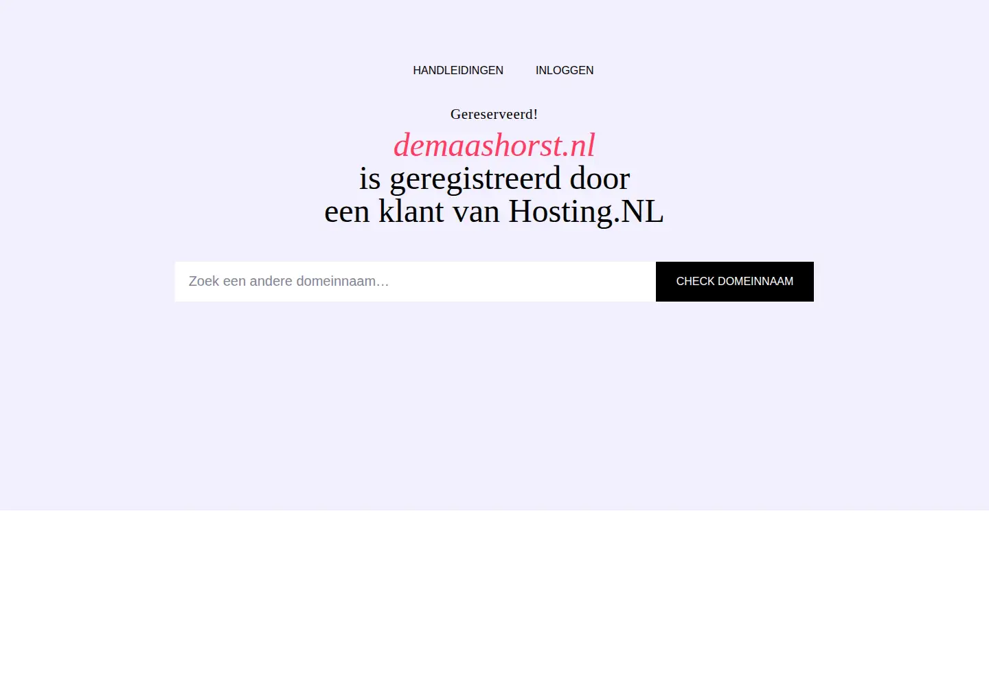 Screenshot of demaashorst.nl