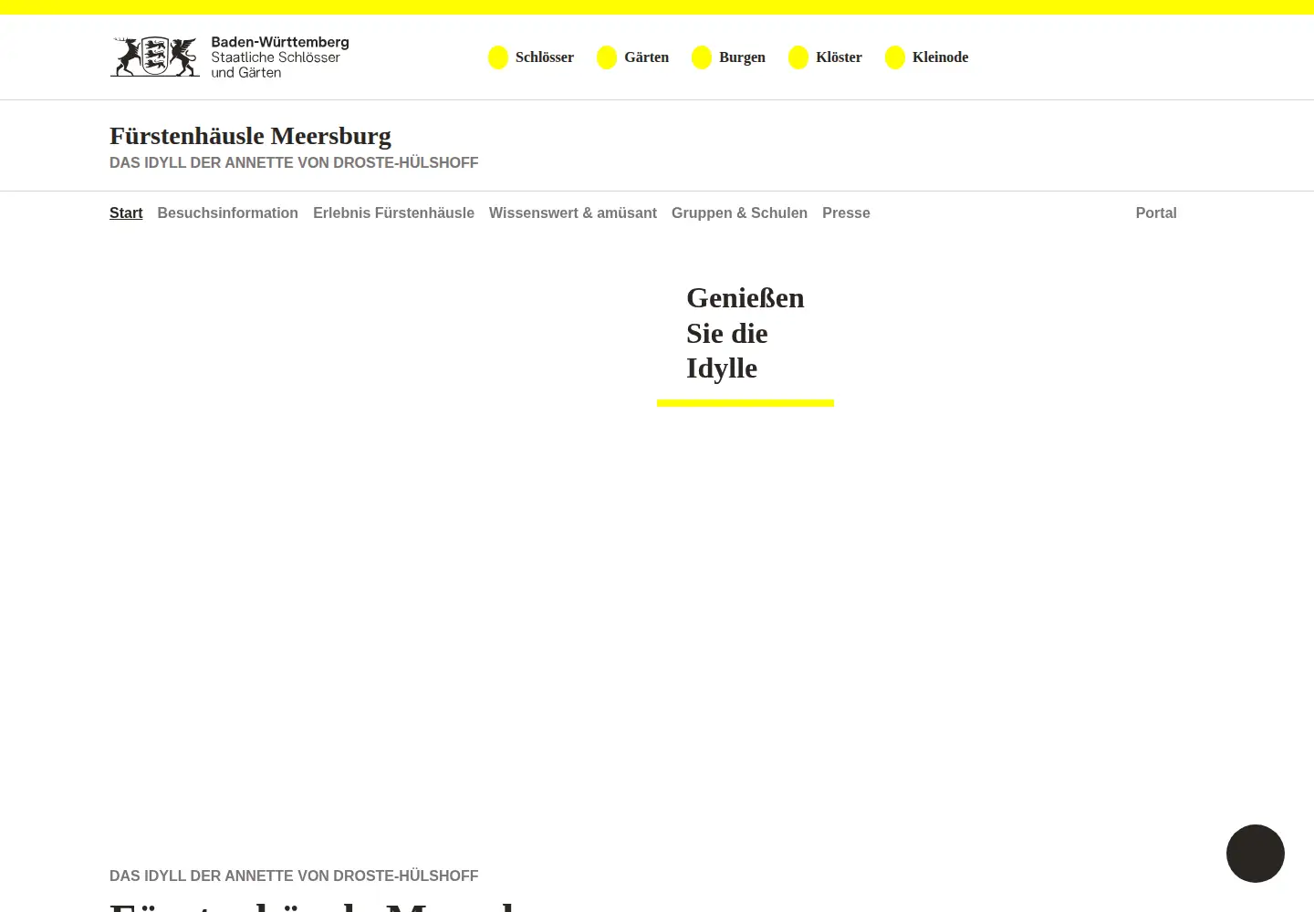 Screenshot of fuerstenhaeusle.de