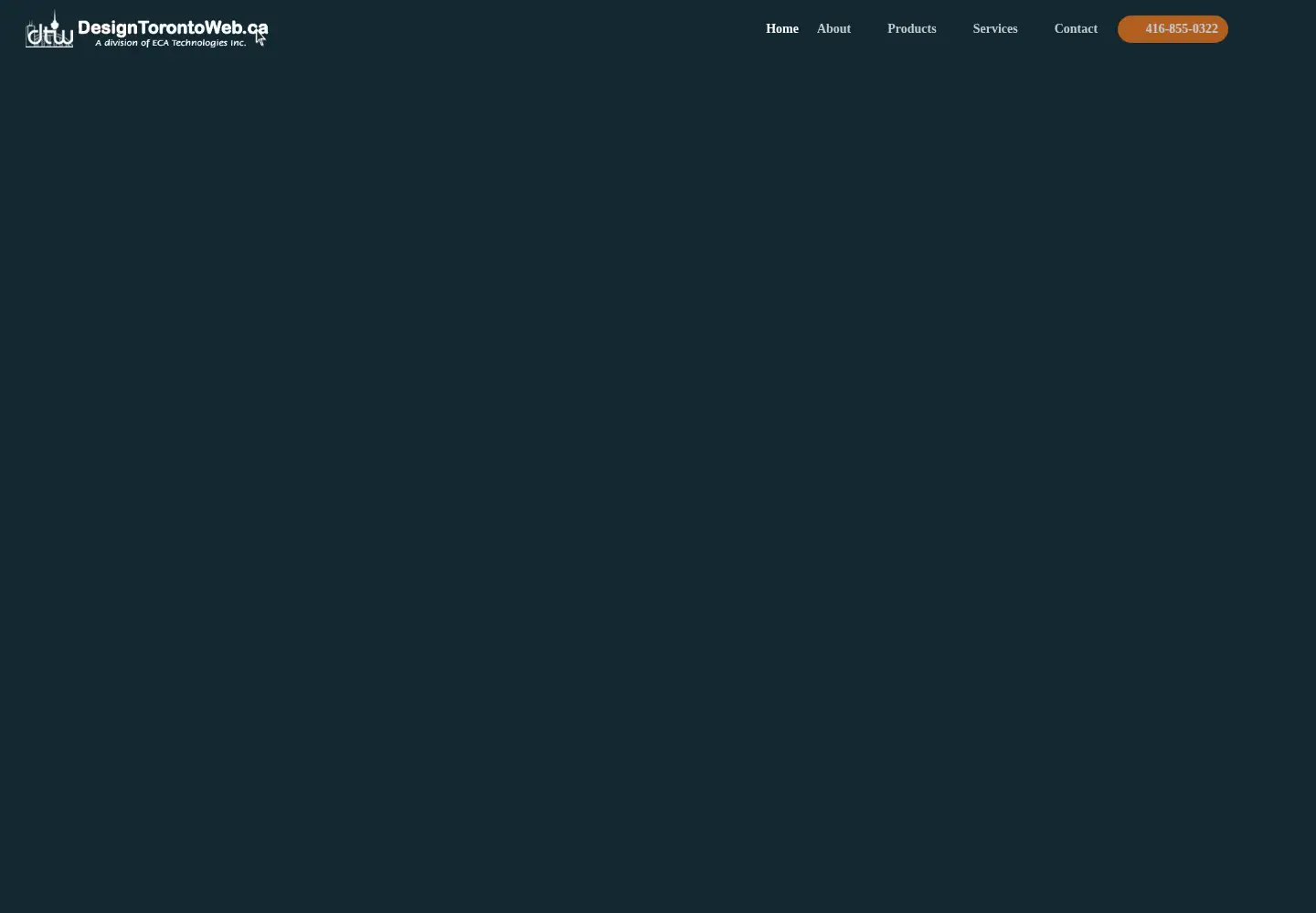 Screenshot of designtorontoweb.ca