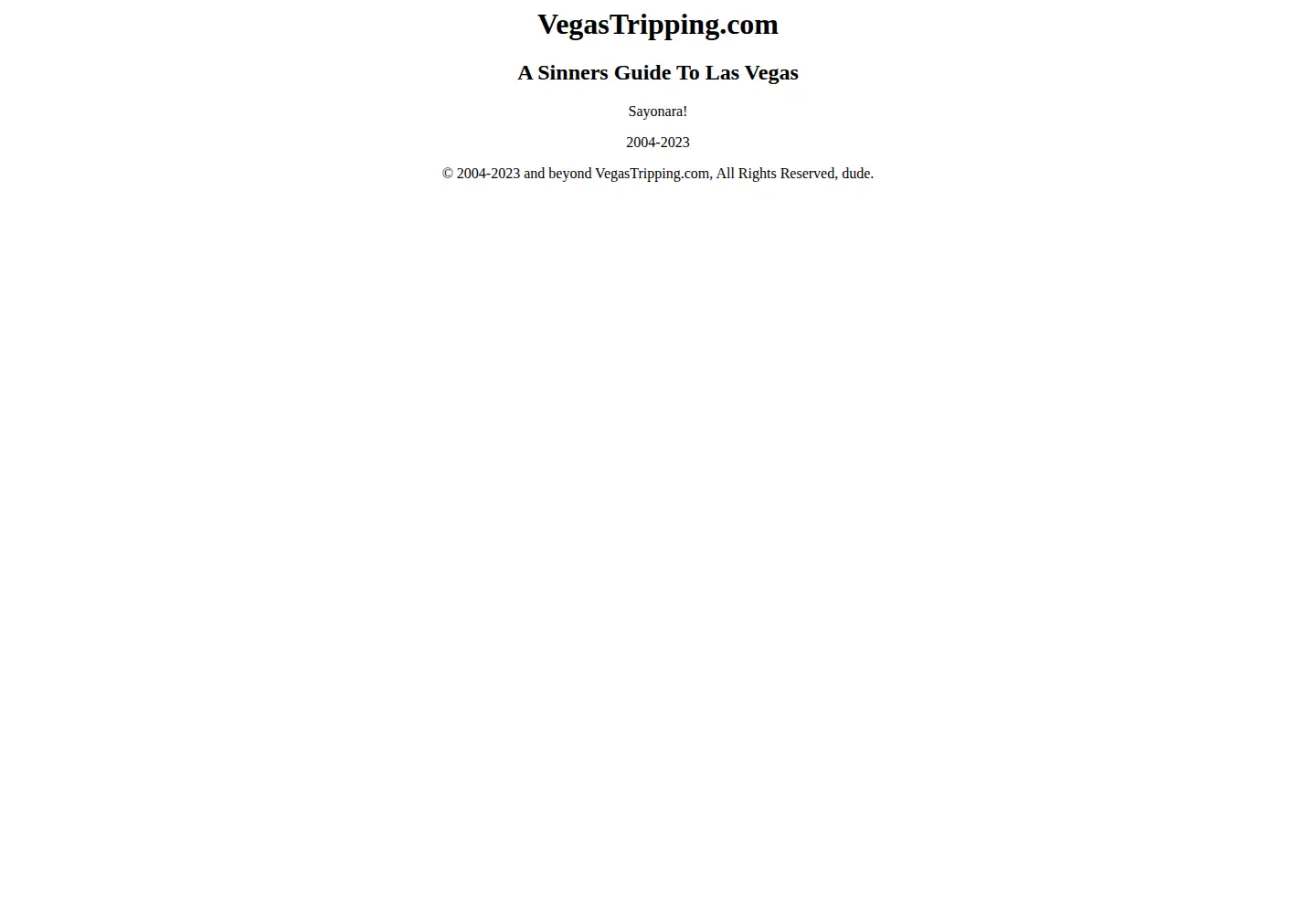 Screenshot of vegastripping.com