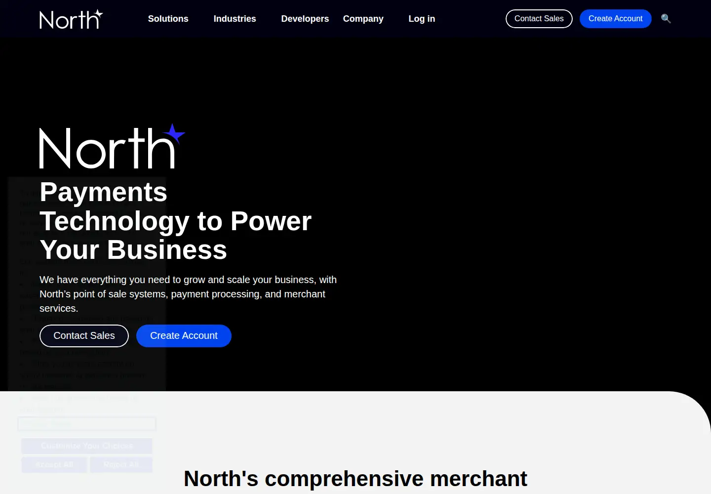 Screenshot of north.com