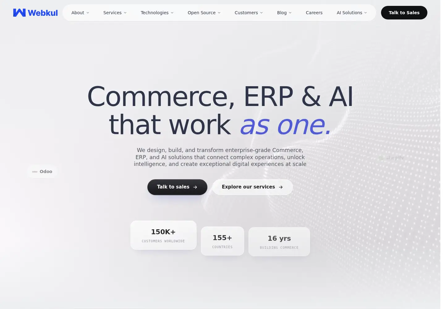 Screenshot of webkul.com