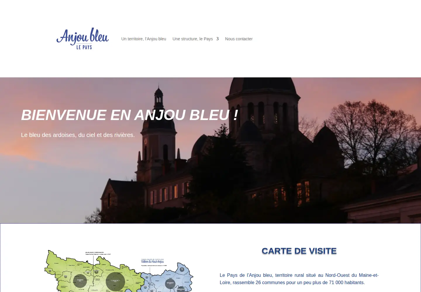 Screenshot of anjoubleu.com