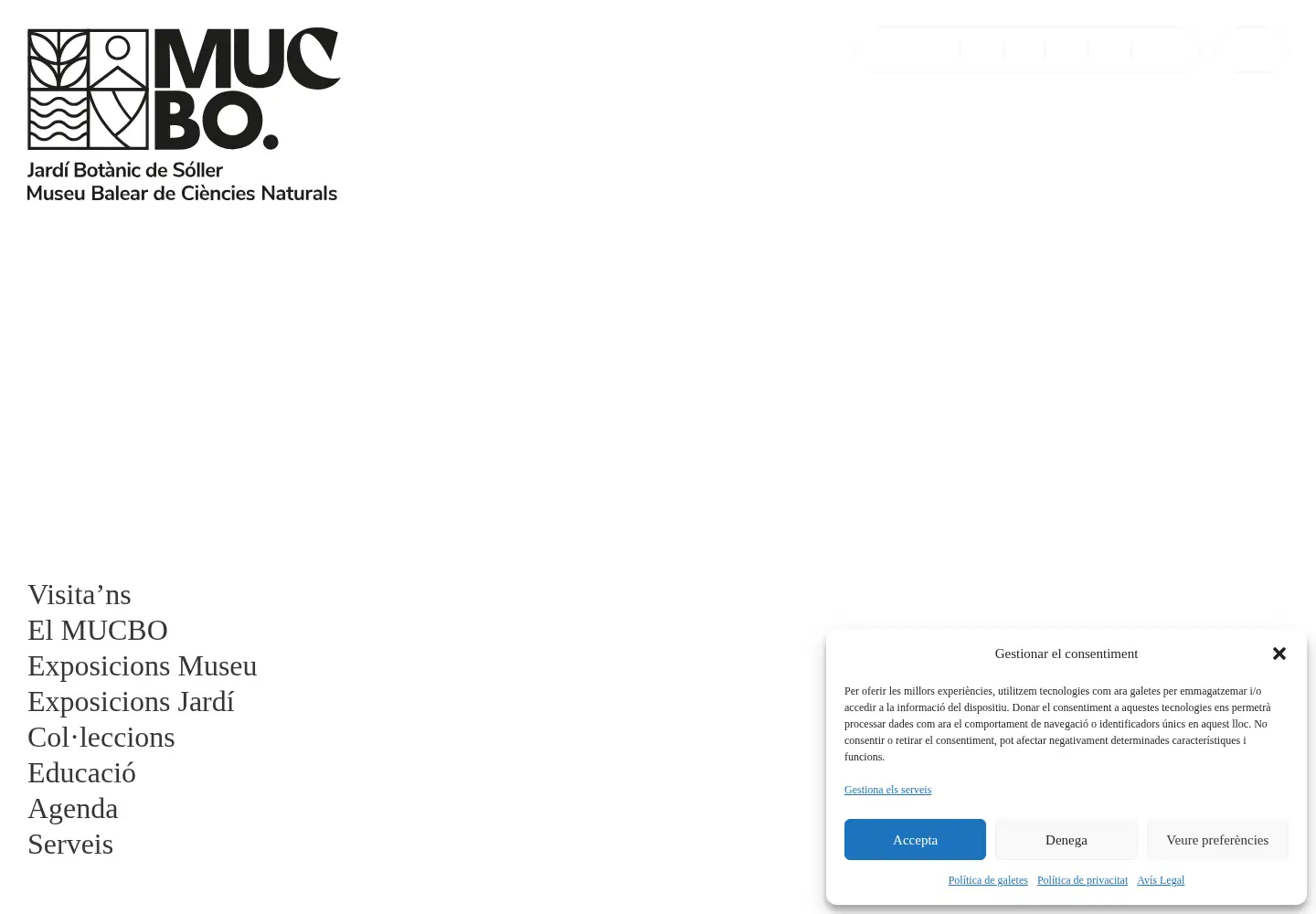 Screenshot of museucienciesnaturals.org
