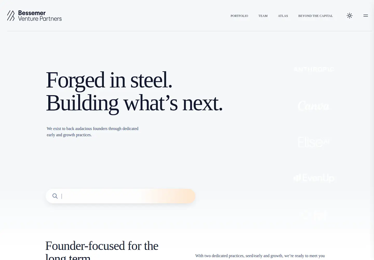 Screenshot of bvp.com