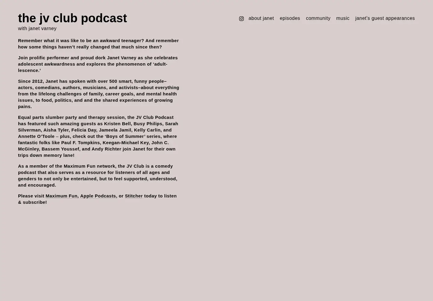 Screenshot of thejvclub.org