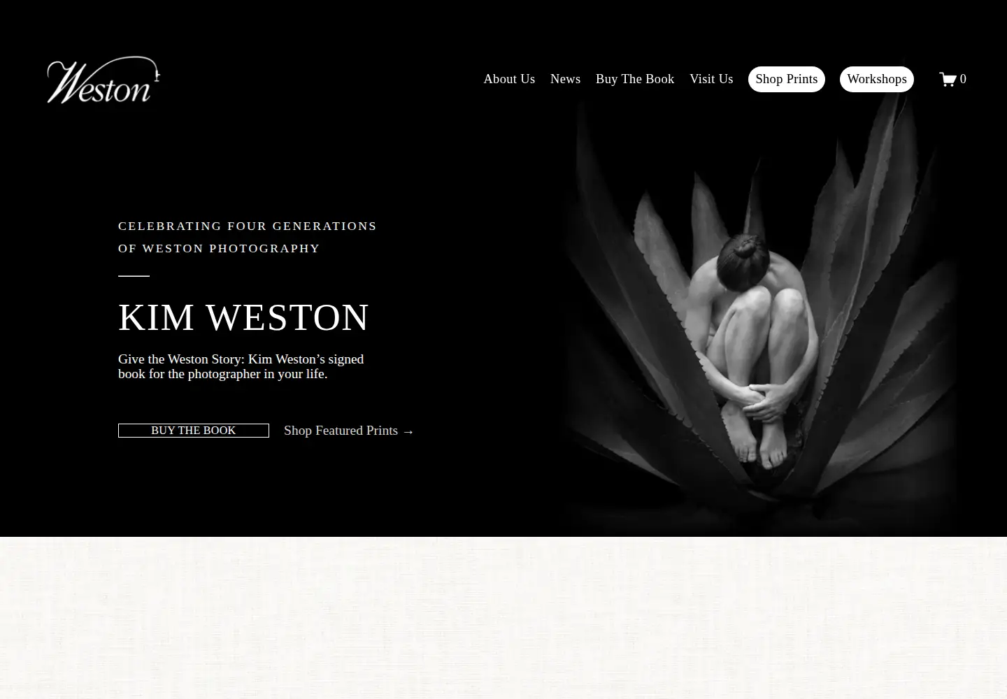 Screenshot of kimweston.com