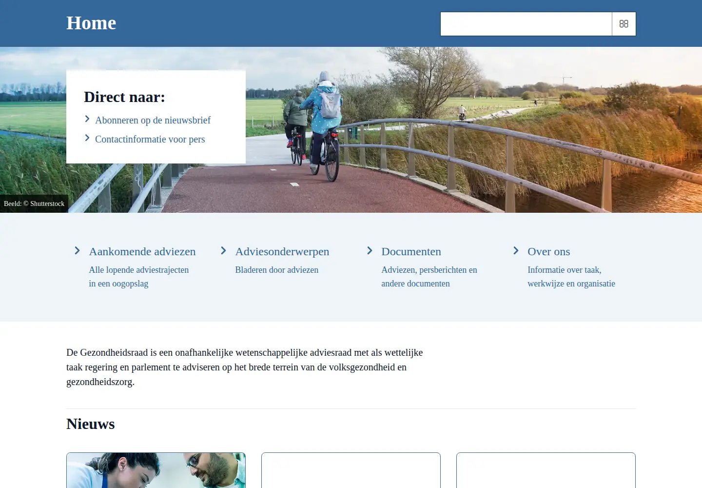 Captured homepage of gr.nl in the current scan