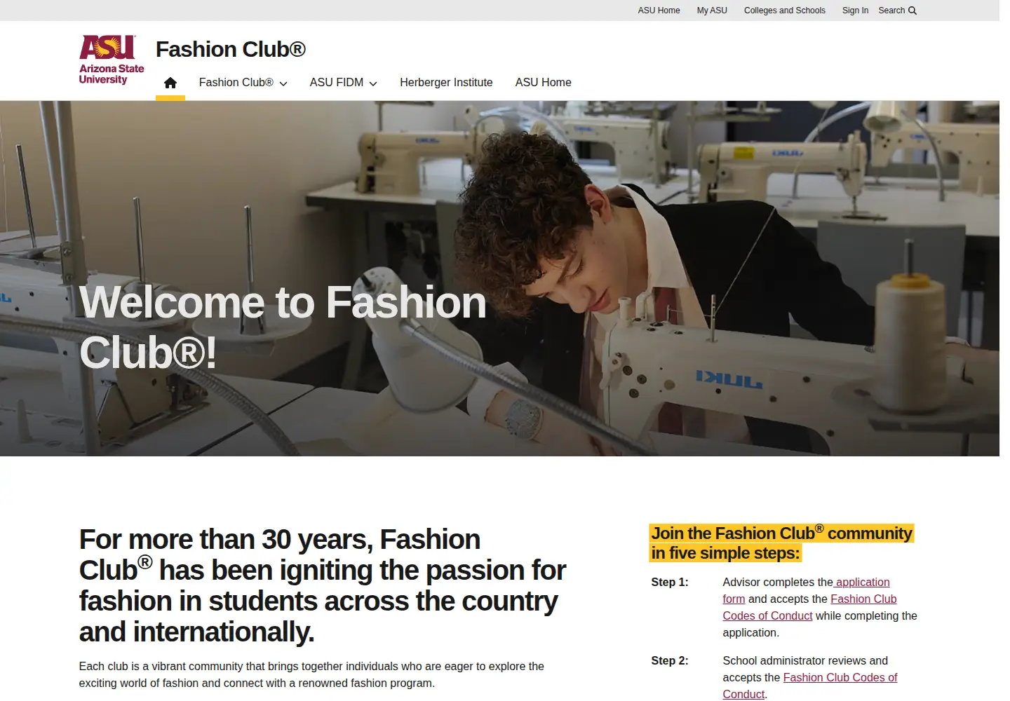 Captured homepage of fashionclub.com in the current scan
