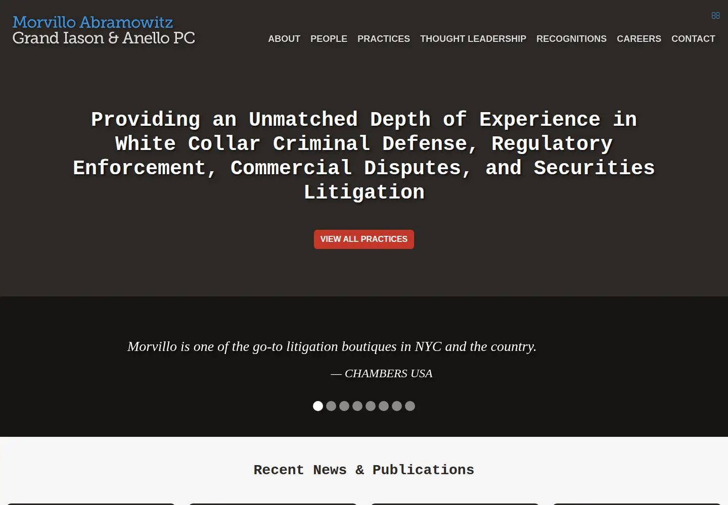 Screenshot of maglaw.com