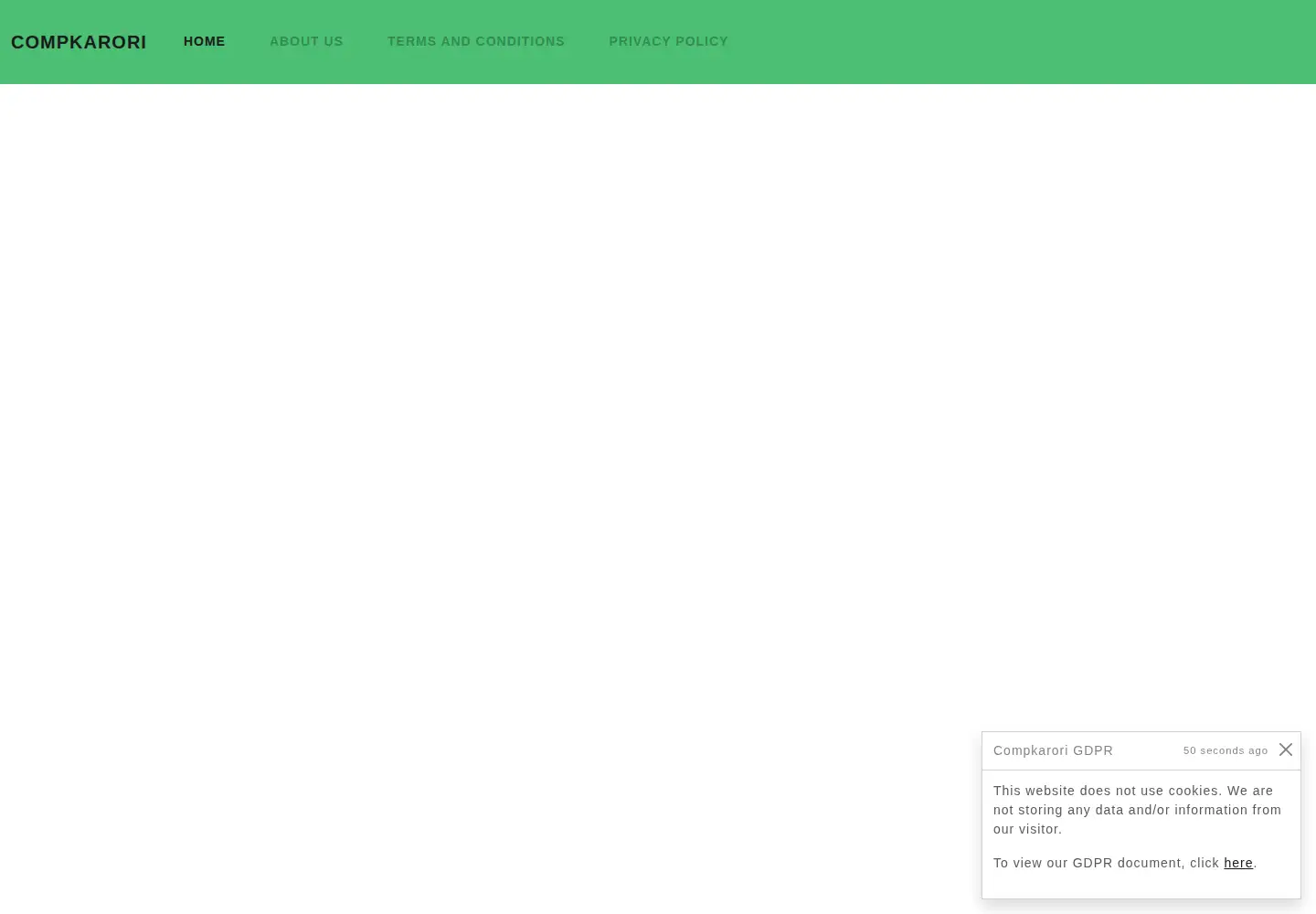 Screenshot of compkarori.com